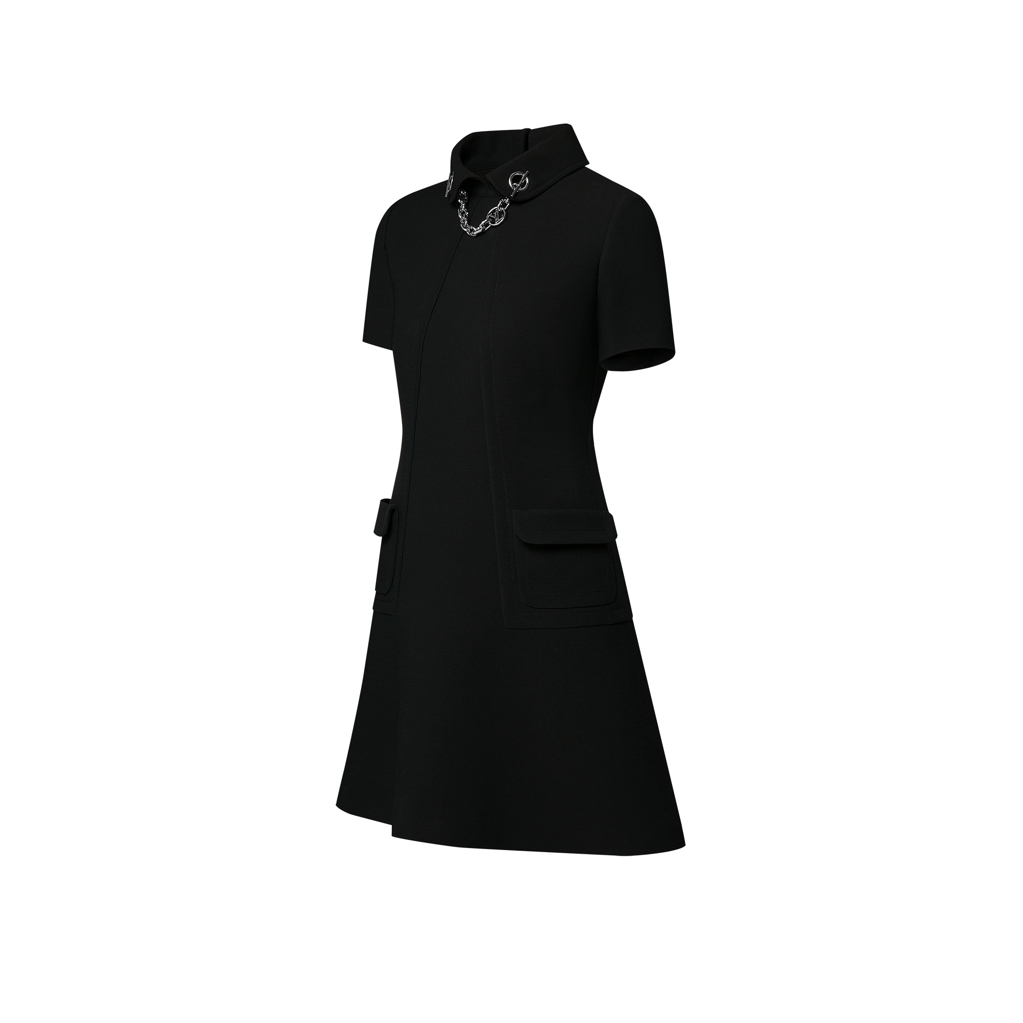 LV Chain Tailored Dress - 2