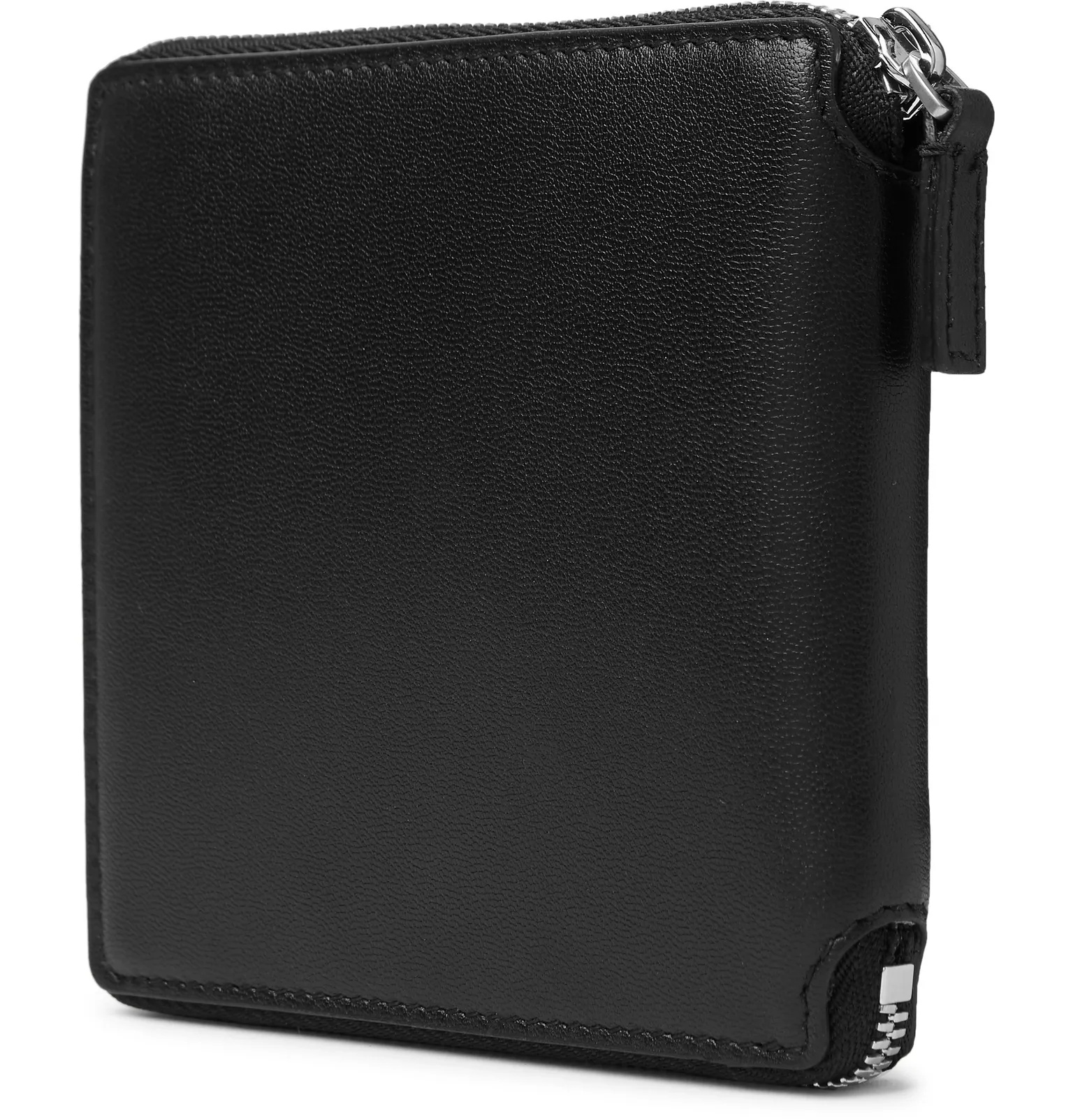 Logo-Print Leather Zip-Around Wallet - 3