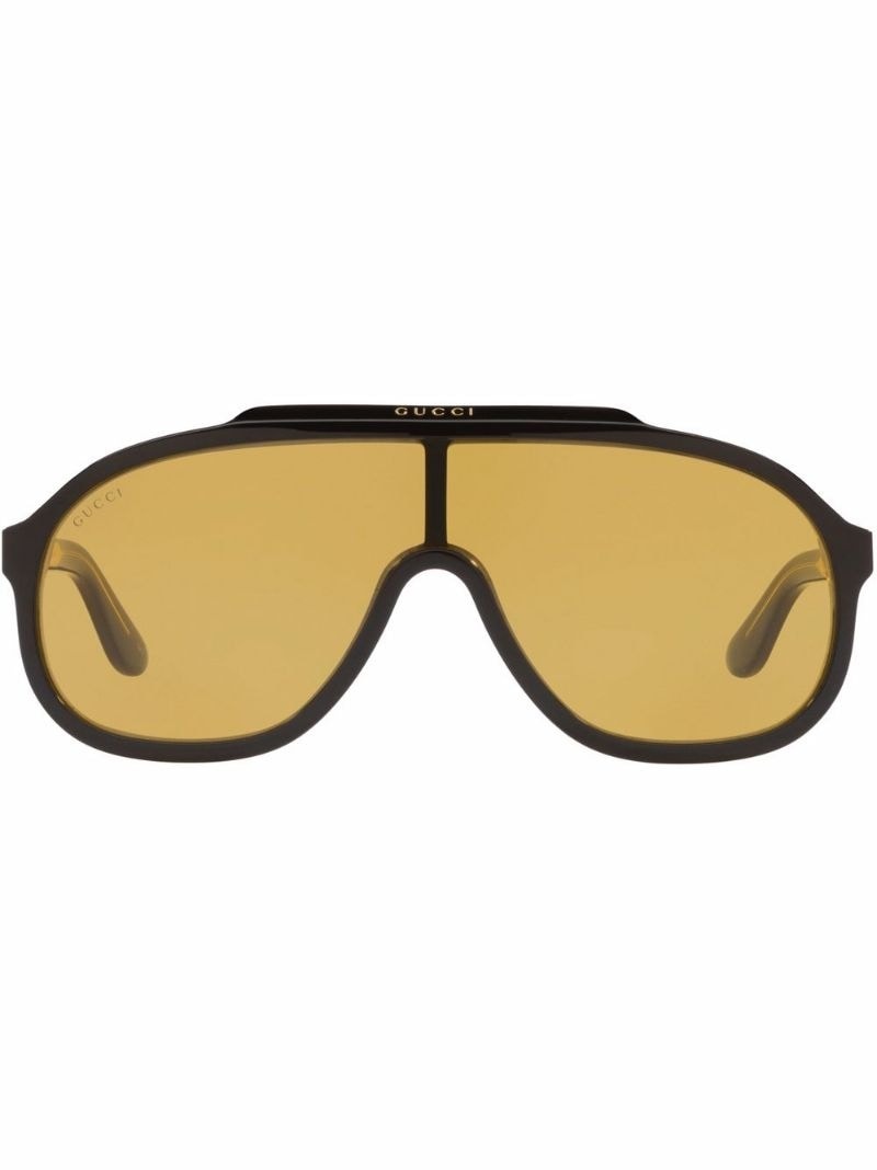 aviator-frame sunglasses - 1