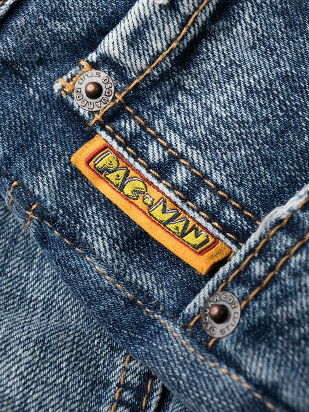 patch-detail denim jeans - 6