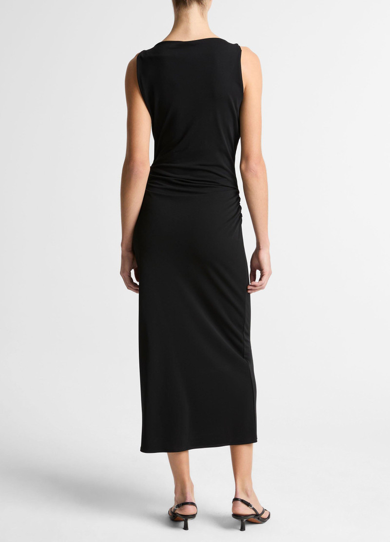 Vince Matte Jersey Cowl-Neck Tank Dress outlook