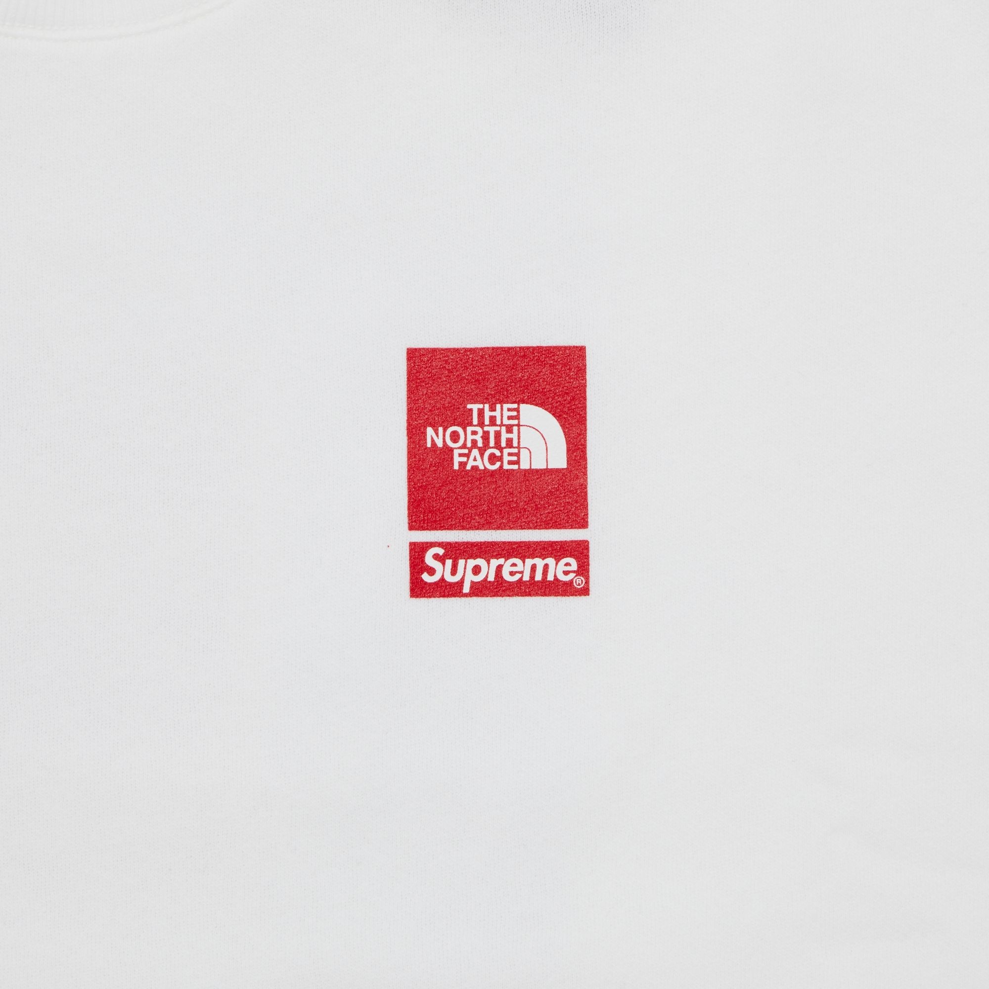 Supreme x The North Face Crewneck 'White' - 3