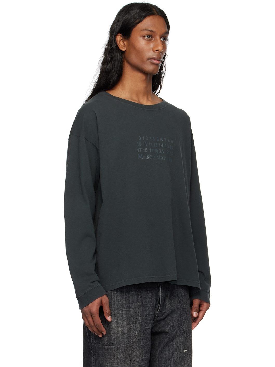 Black Printed Logo T-shirt - 2