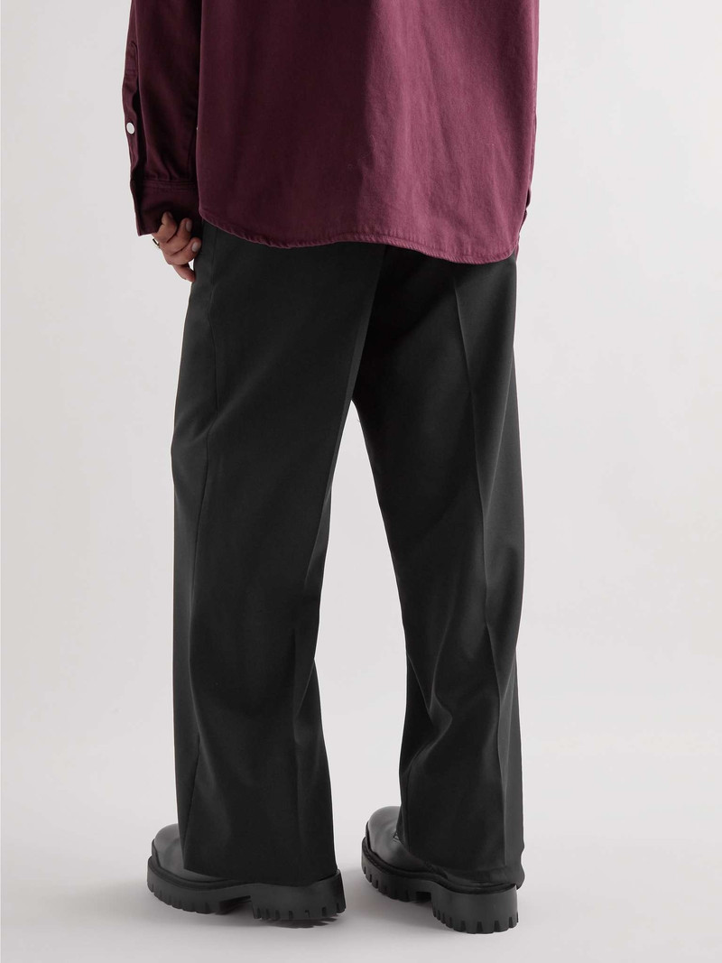 Wide-Leg Wool Trousers 4