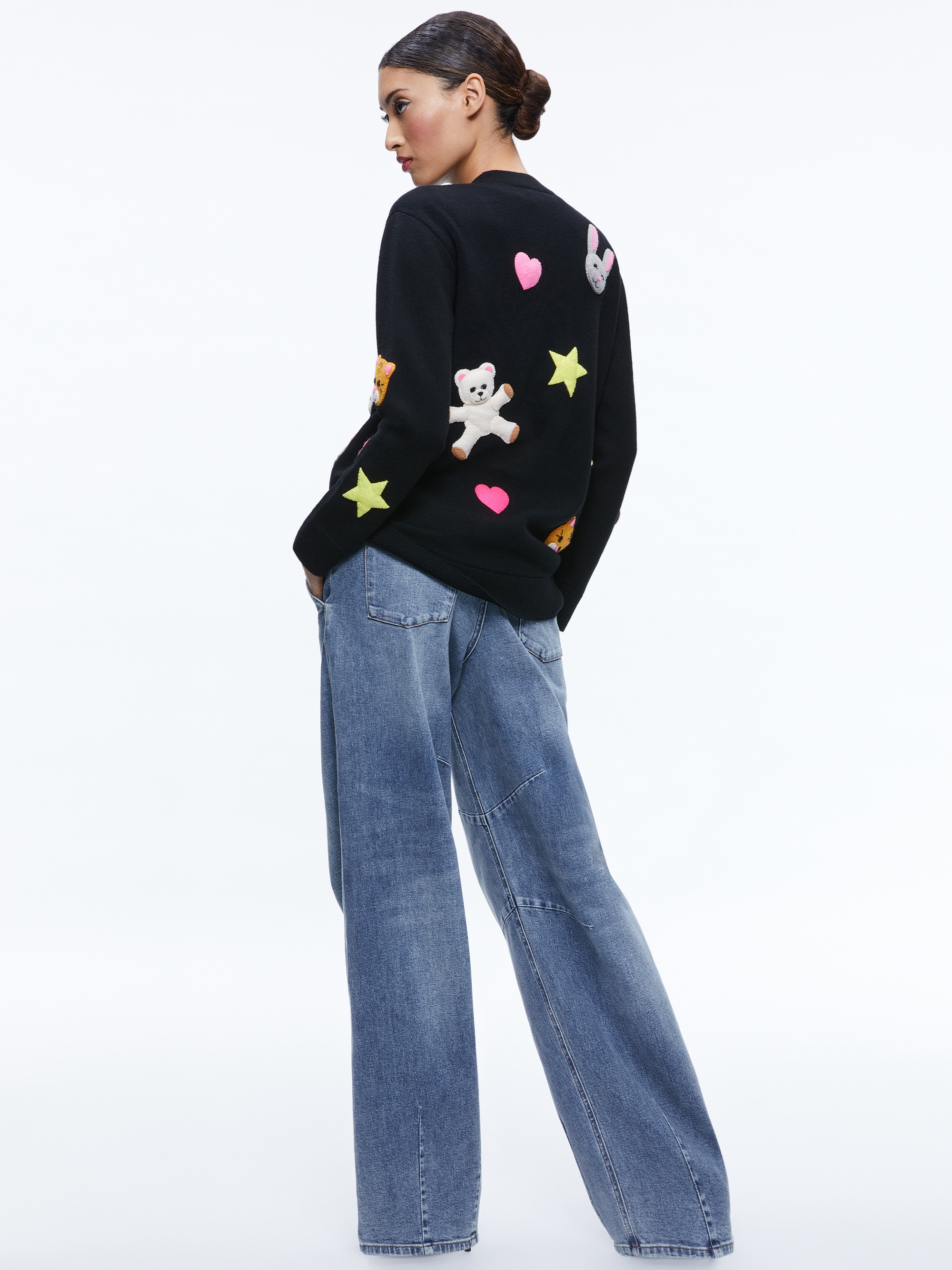 BRADFORD APPLIQUE CARDIGAN - 2