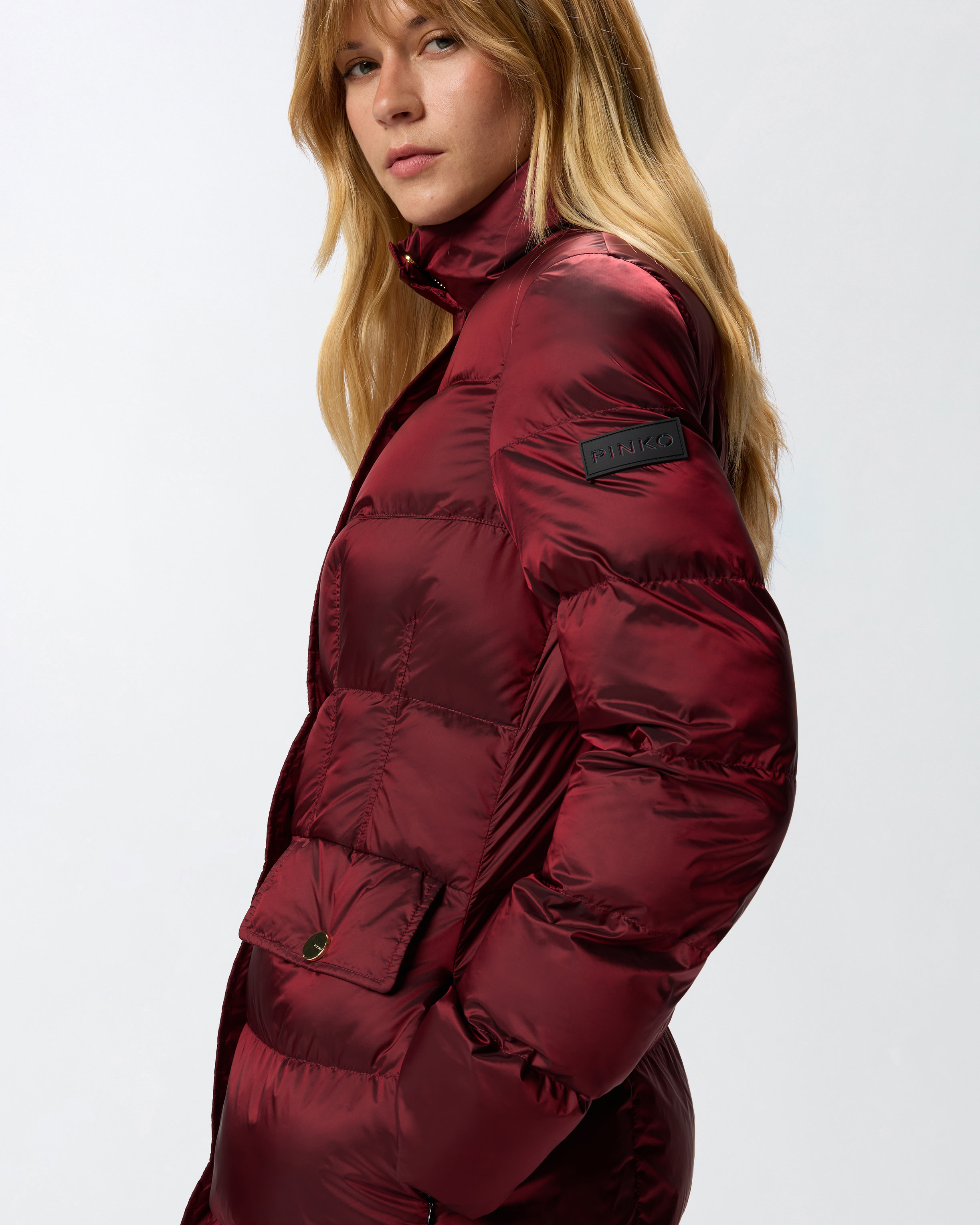 LONG CANVAS DOWN JACKET - 5