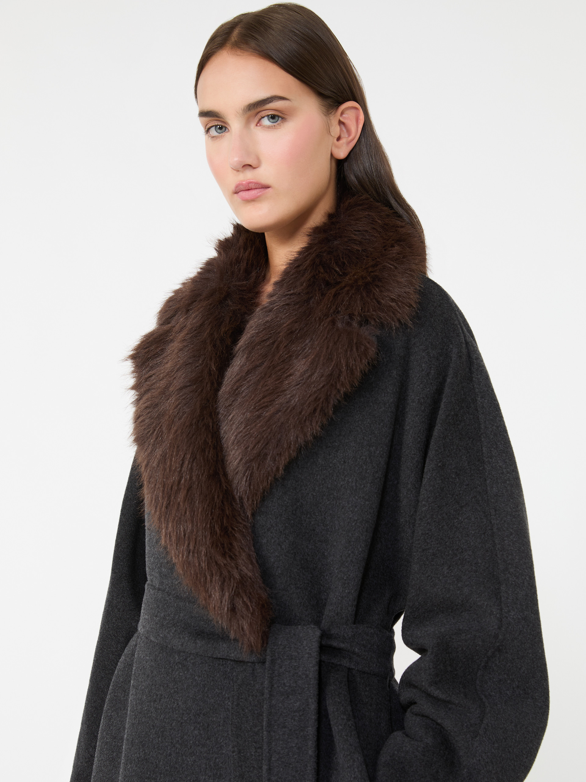 CACIO1234 Wool wrap coat - 5