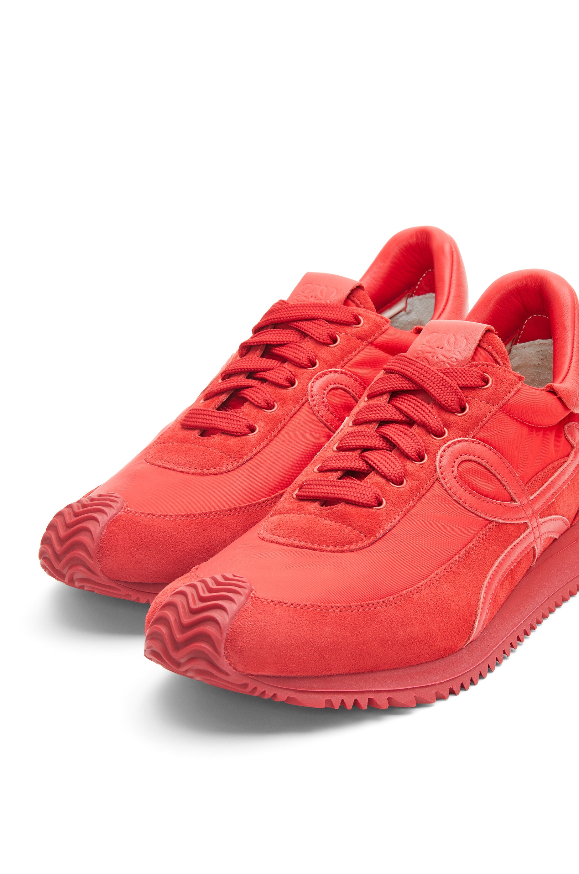 Flow runner in nylon and suede - 4