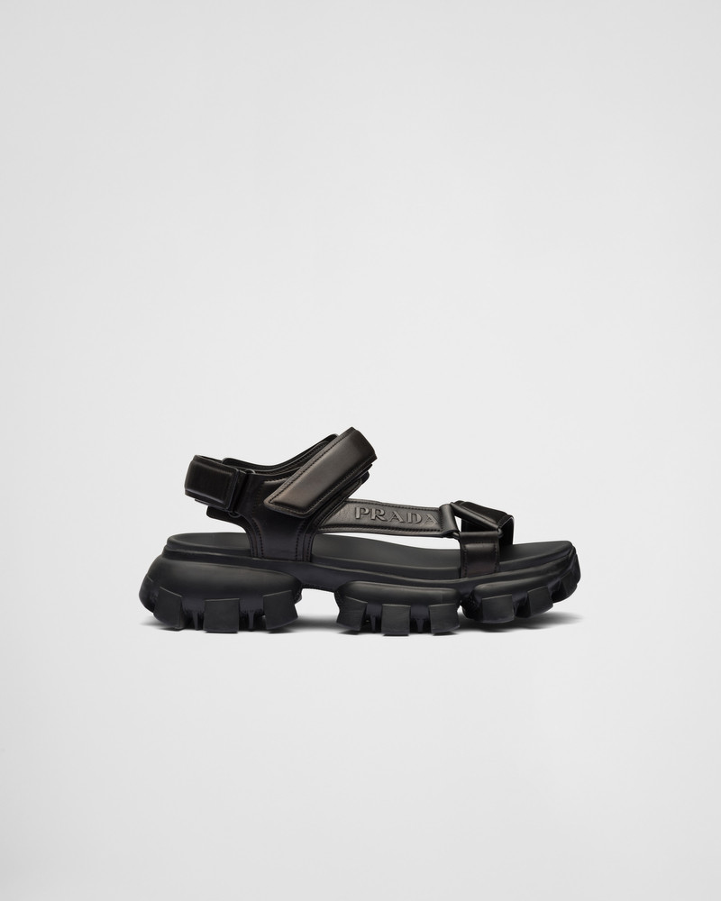Padded nappa leather sport sandals 2