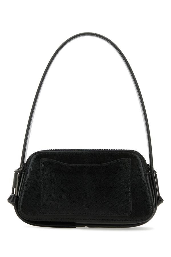 Marc Jacobs Black leather The Slingshot shoulder bag gebnegozionline  REVERSIBLE