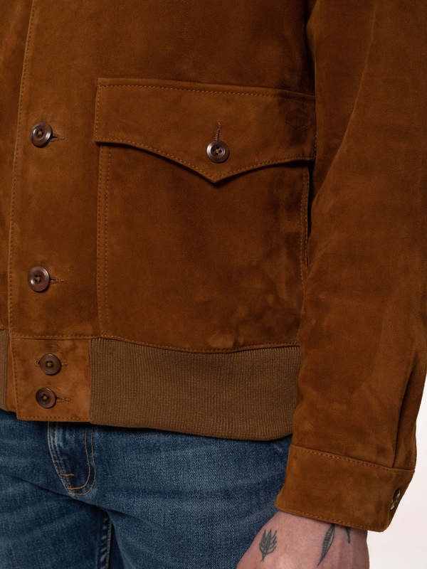 Steve Leather Jacket Cognac - 6