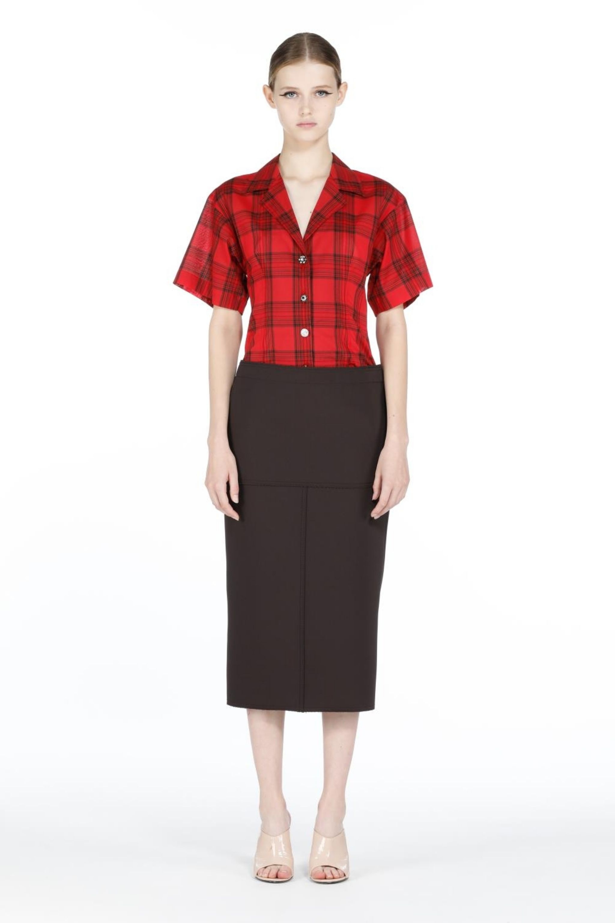 TAILORED PENCIL SKIRT - 4
