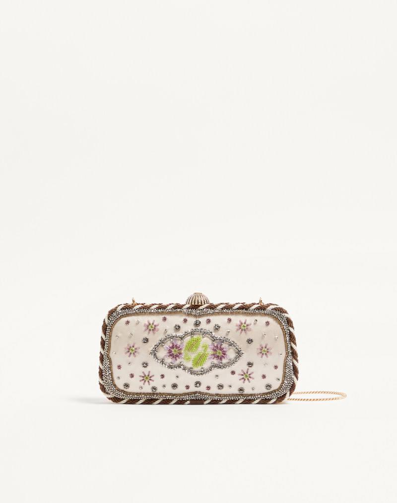 VALENTINO GARAVANI CARRY SECRETS EMBROIDERED MINAUDIERE 1