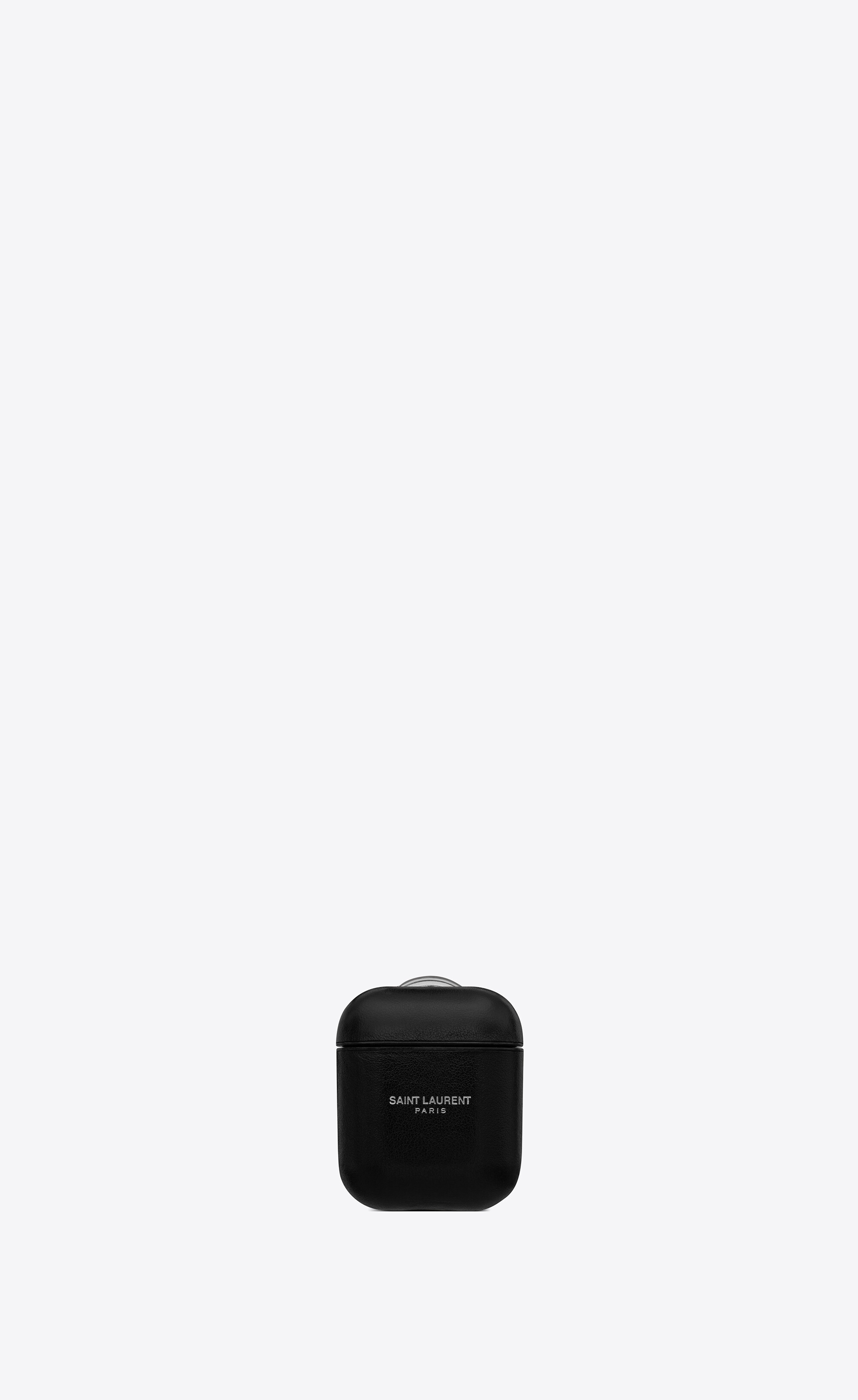 saint laurent airpods case in smooth leather - 1
