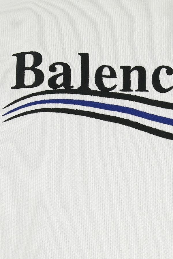 スウェット・トレーナー BALENCIAGA CHALK COTTON SWEATSHIRT BALENCIAGA Chalk cotton sweatshirt | gebnegozionline