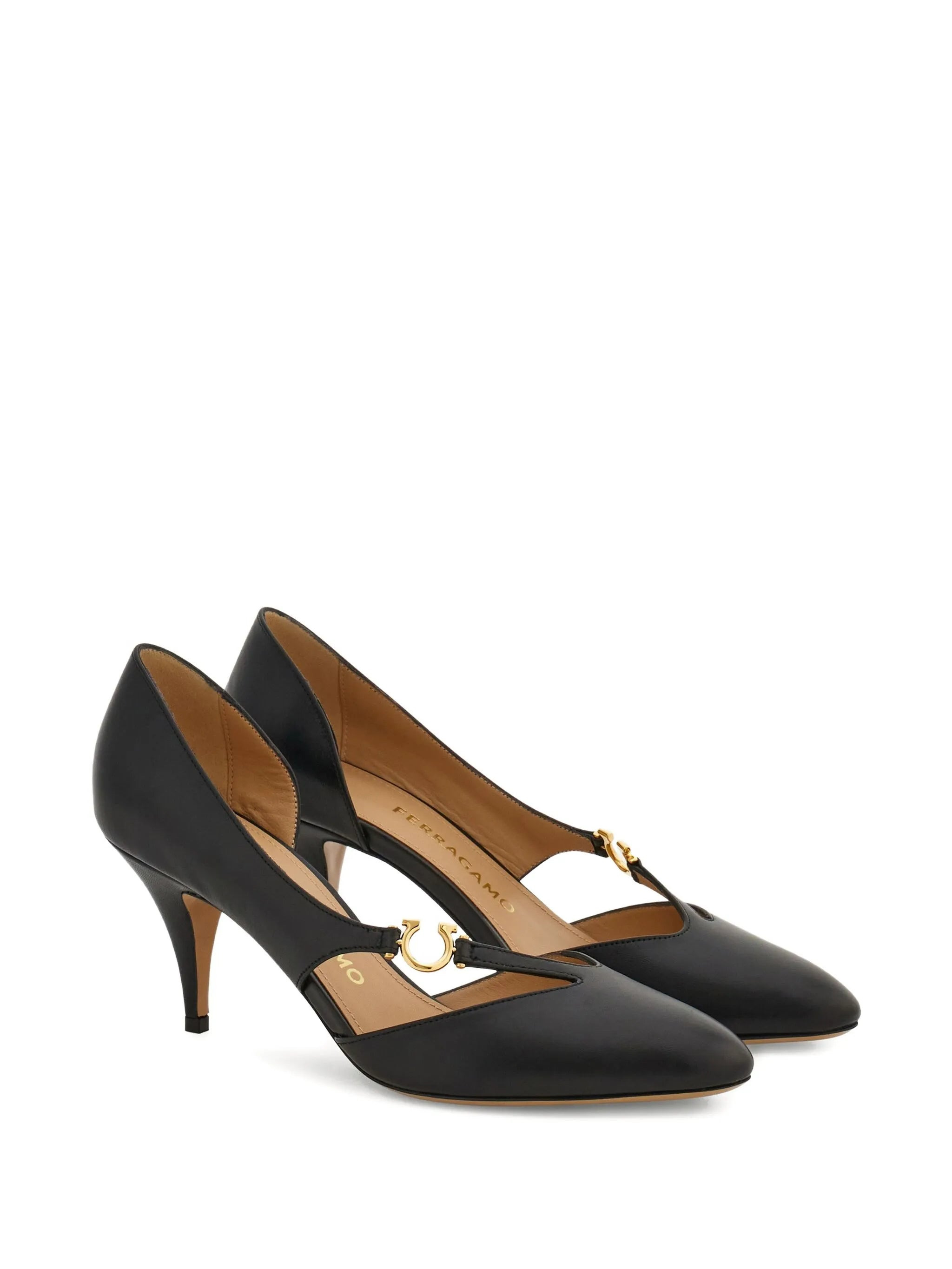 Ferragamo 70mm Gancini Pumps - 2