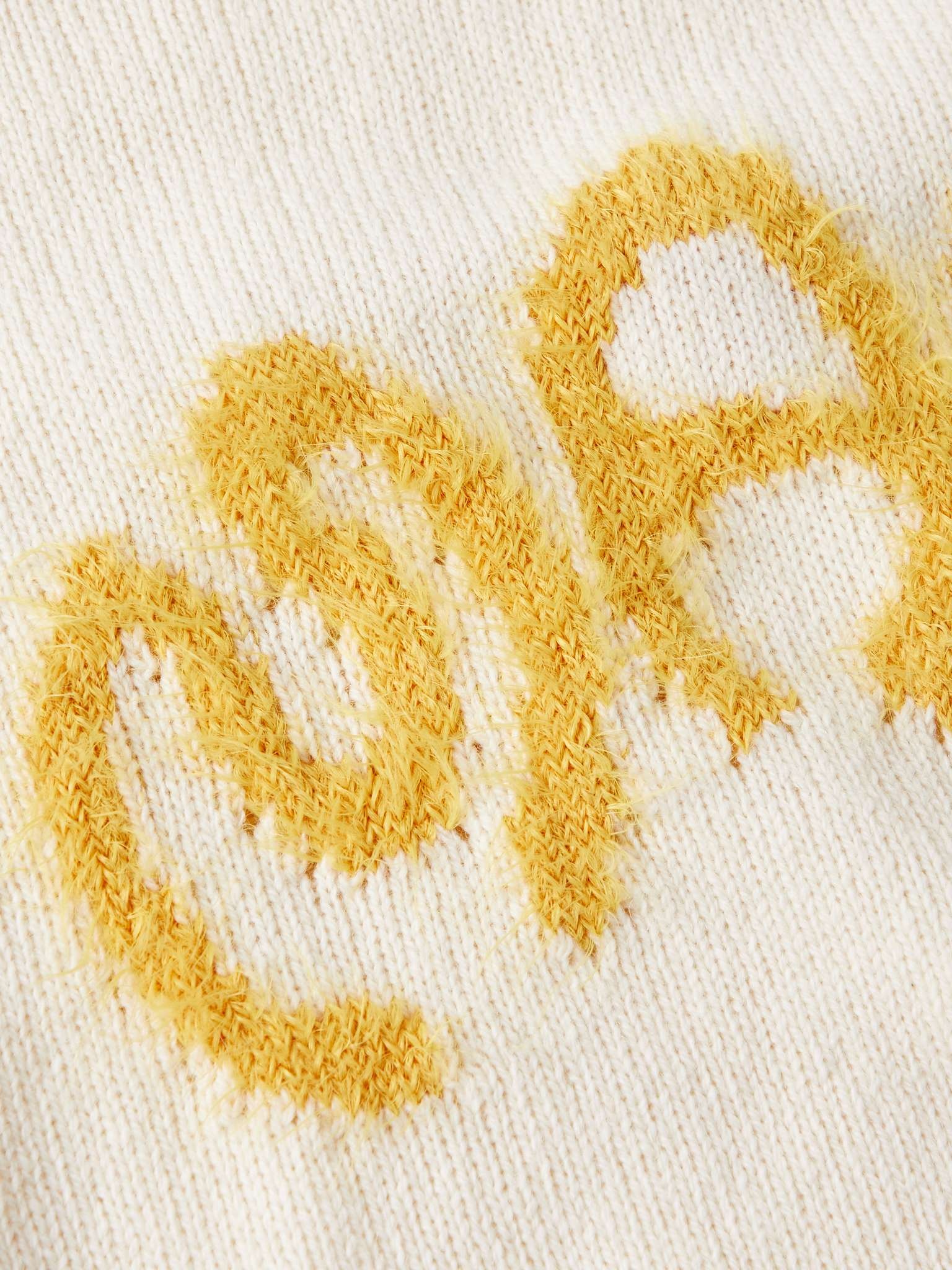 Logo-Intarsia Virgin Wool Sweater - 4