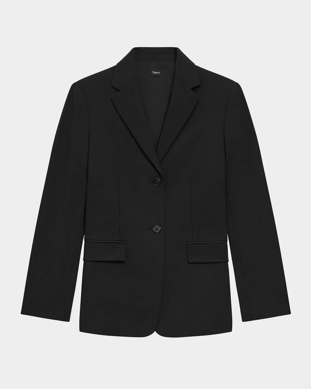 Traceable Wool Slim Single-Breasted Blazer - 1