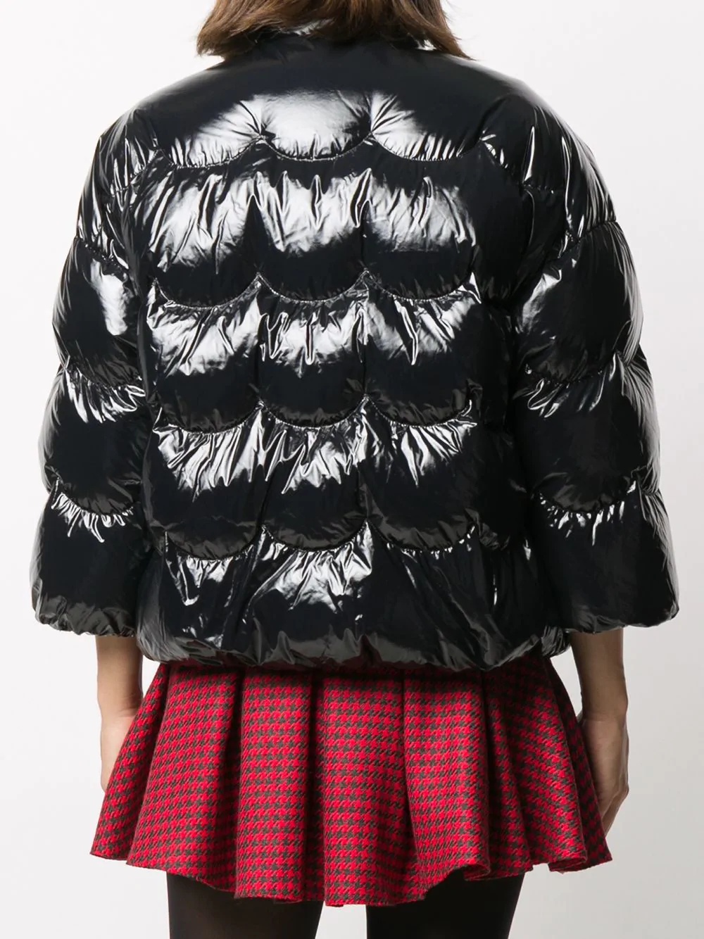 cropped puffer jacket - 4