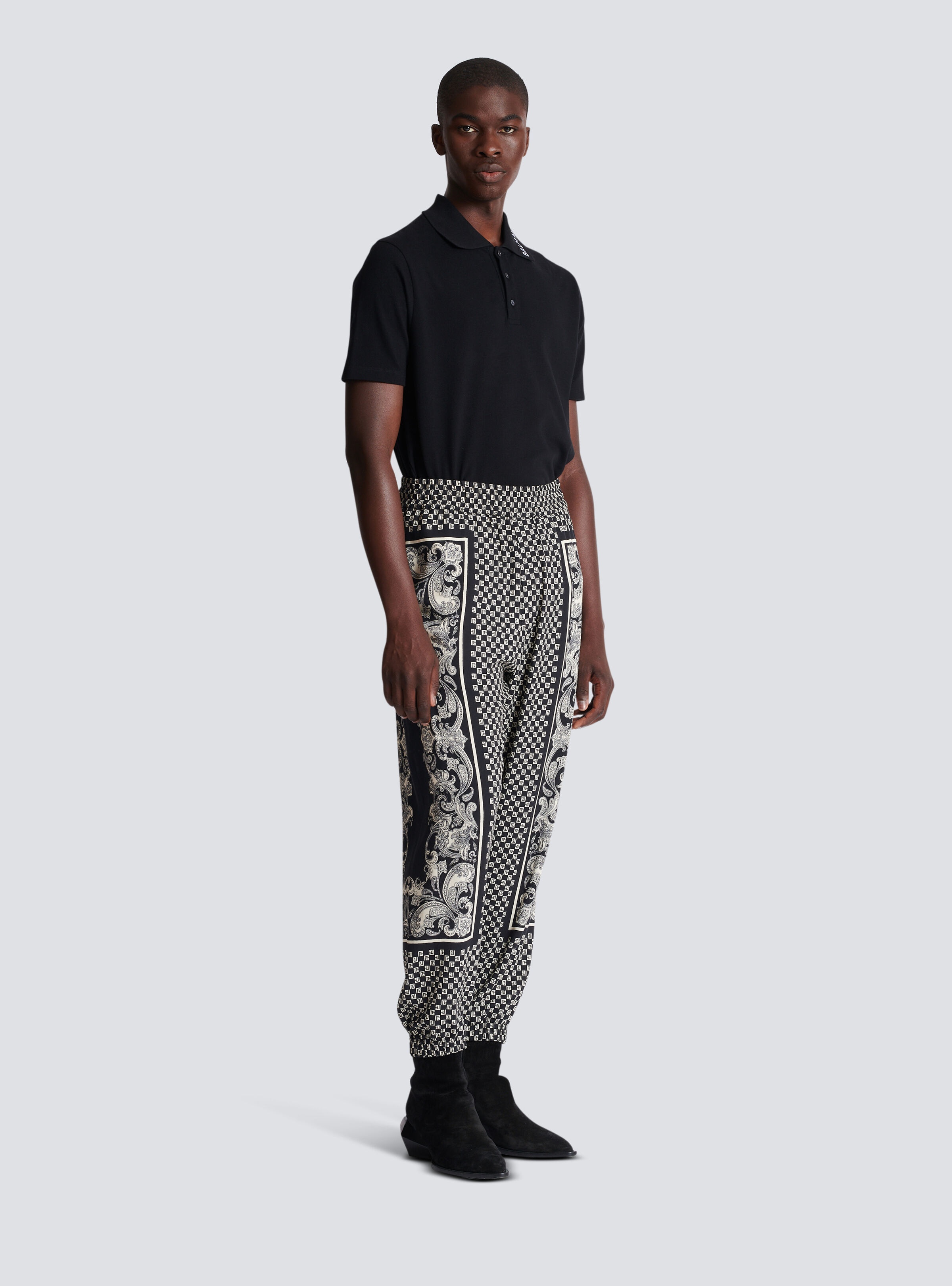 Mini monogram paisley print trousers - 3