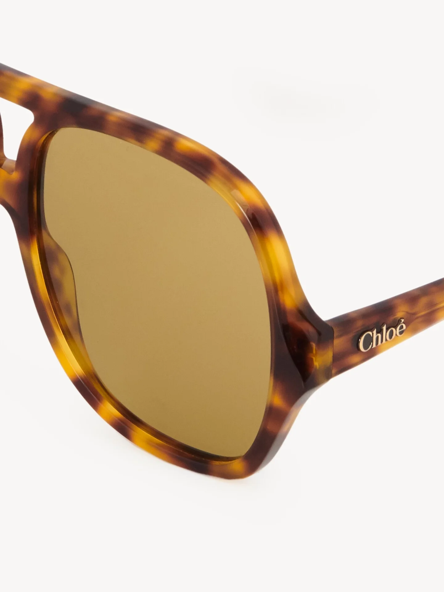Chloe Gold Yellow Scalloped Rimless Sunglasses NWT Chloe Sunglasses SCALLOP LINE CH0184S 002 main image 3
