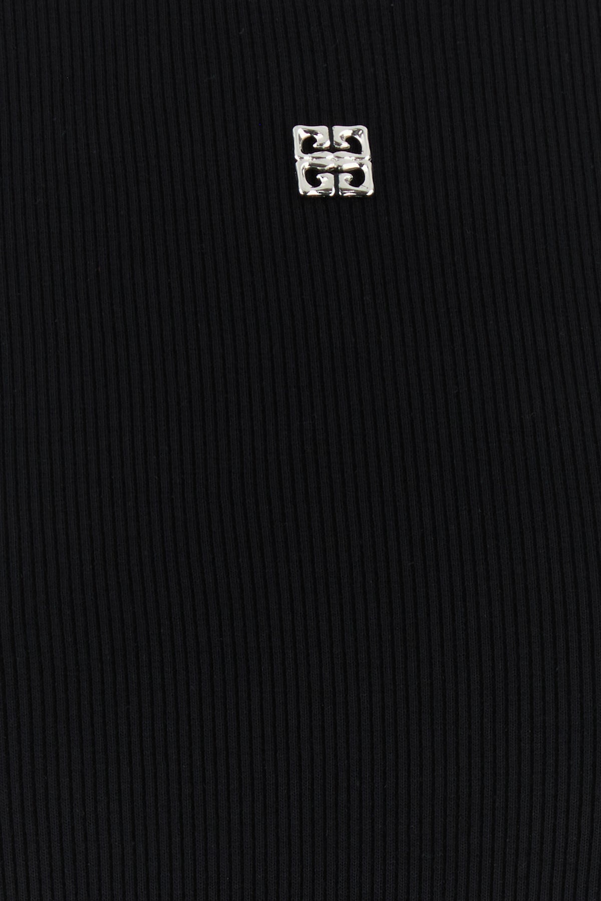 Black stretch cotton dress - 3