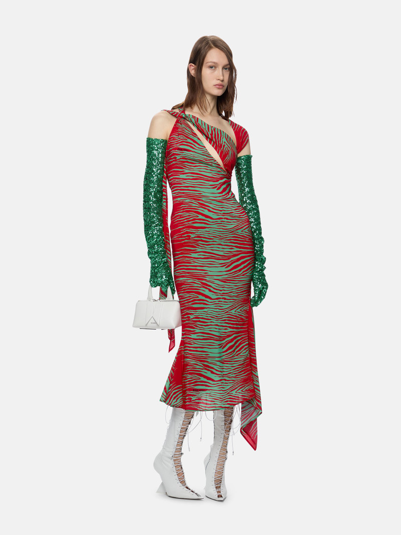 ''FRIDAY'' OPTICAL WHITE MINI HANDBAG 2