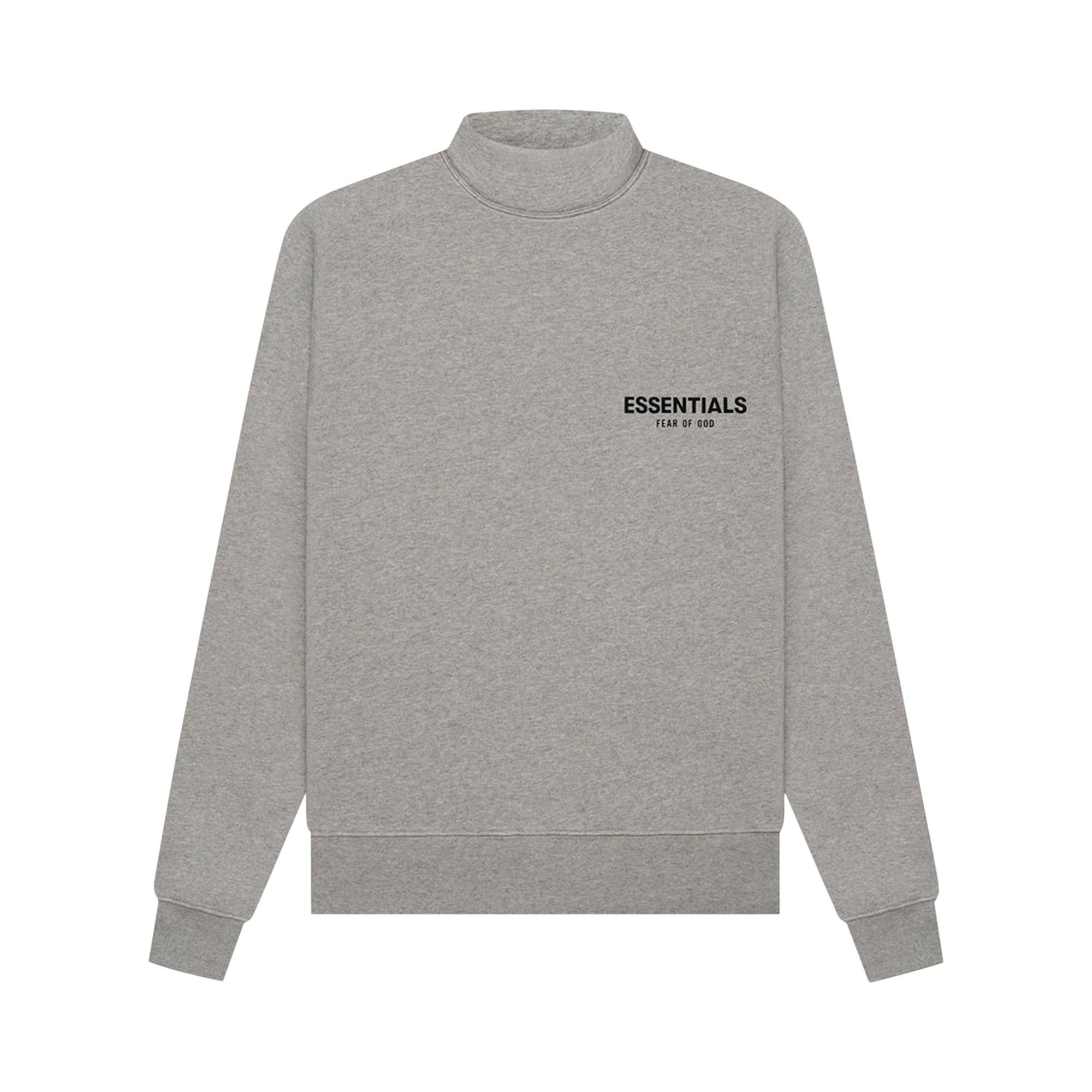 Fear of God Essentials Mockneck 'Dark Oatmeal' - 1