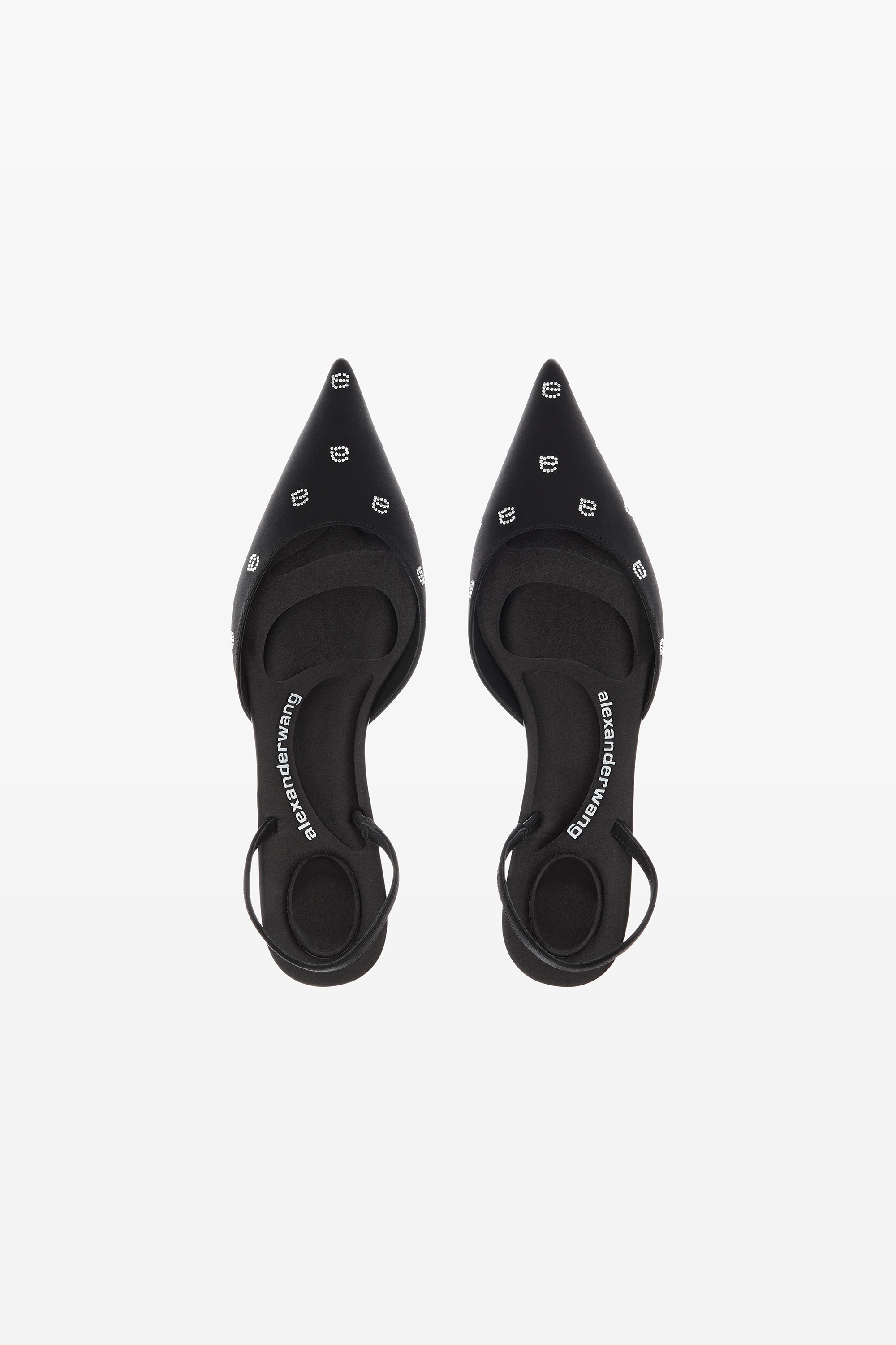 DELPHINE 65 SLINGBACK IN CRYSTAL SATIN - 5