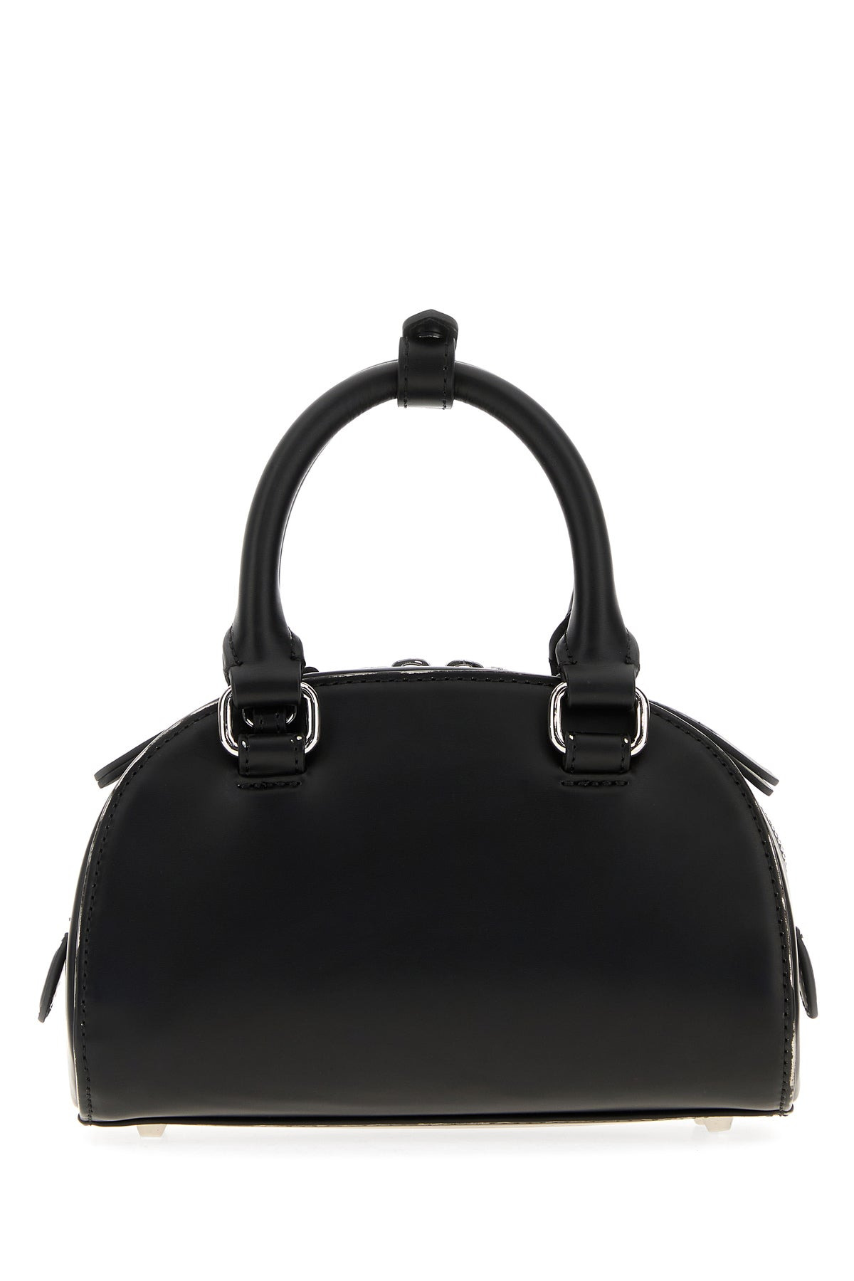 Black leather 1DR Dome handbag - 3