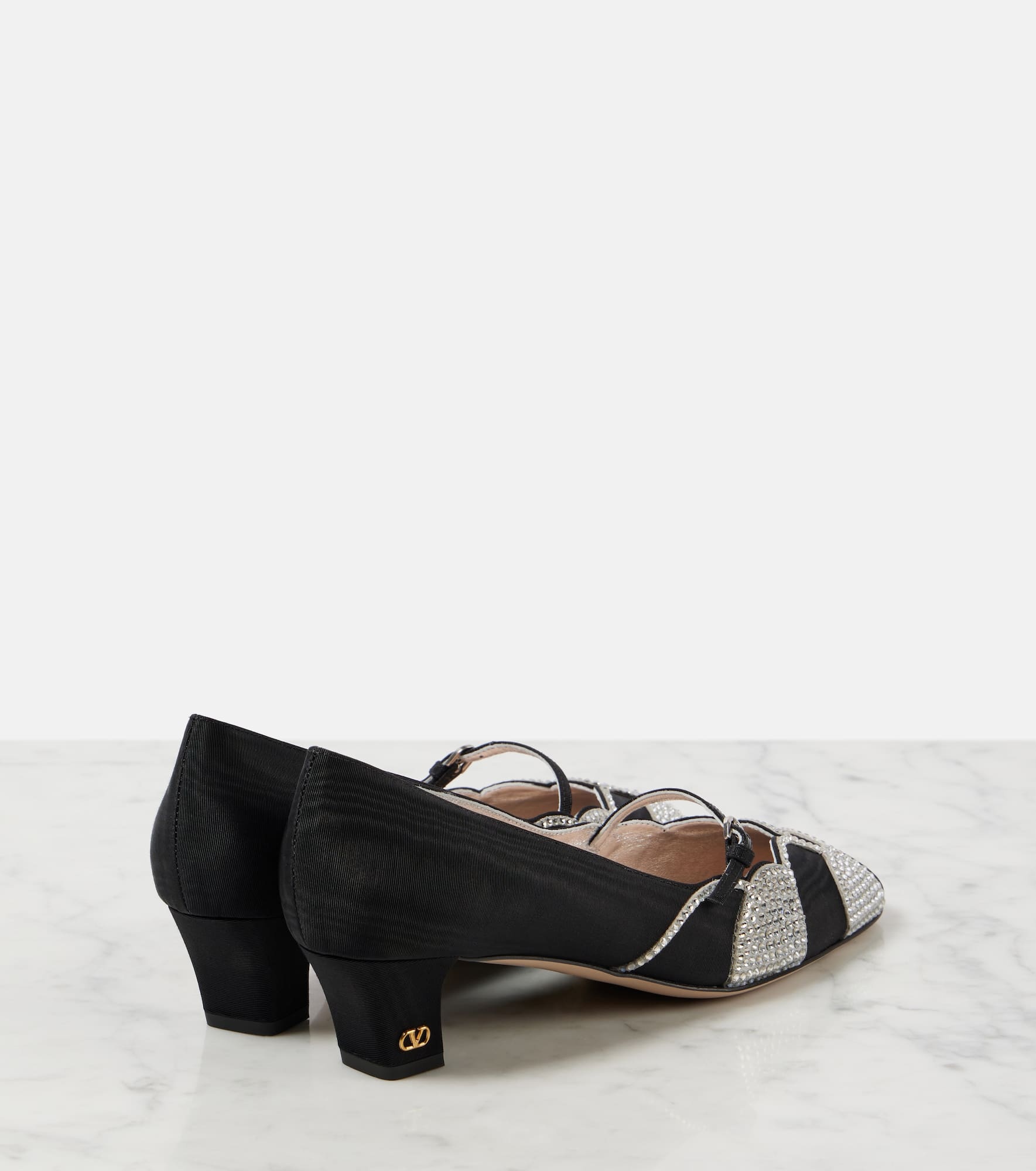 Bowow 45 embellished moiré pumps - 2