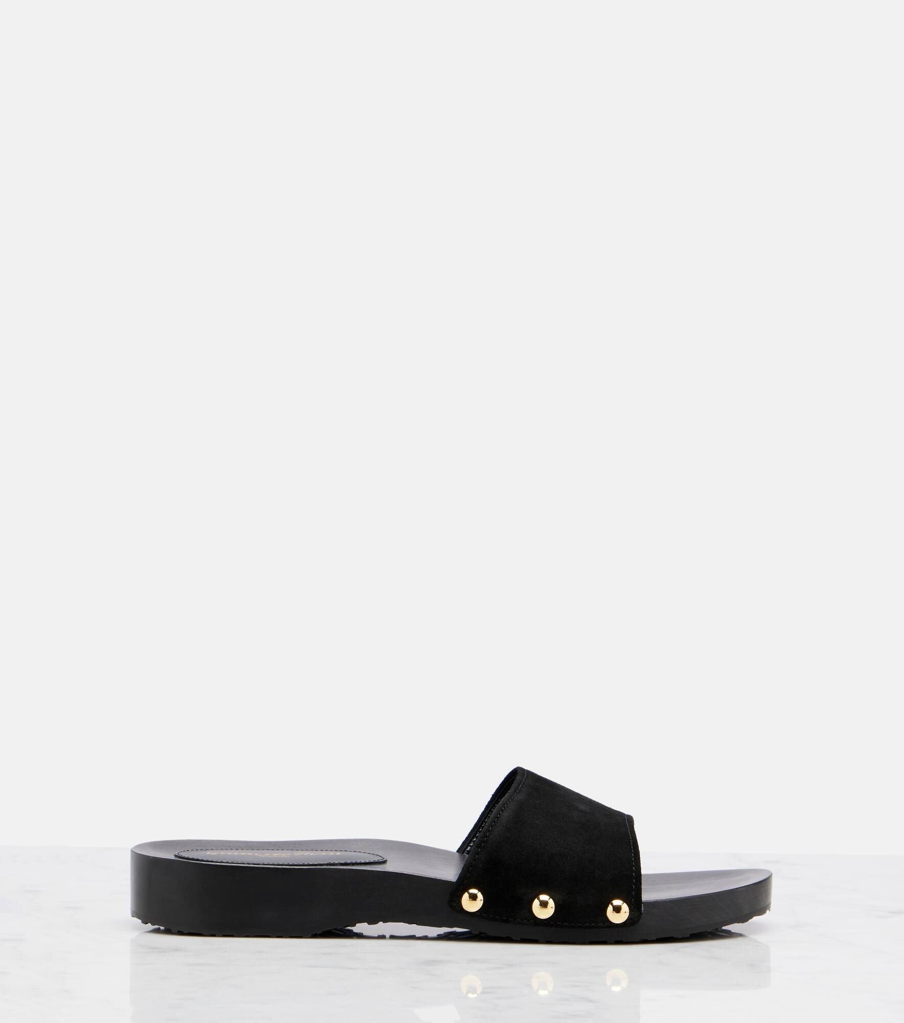 Riviera suede slides - 4