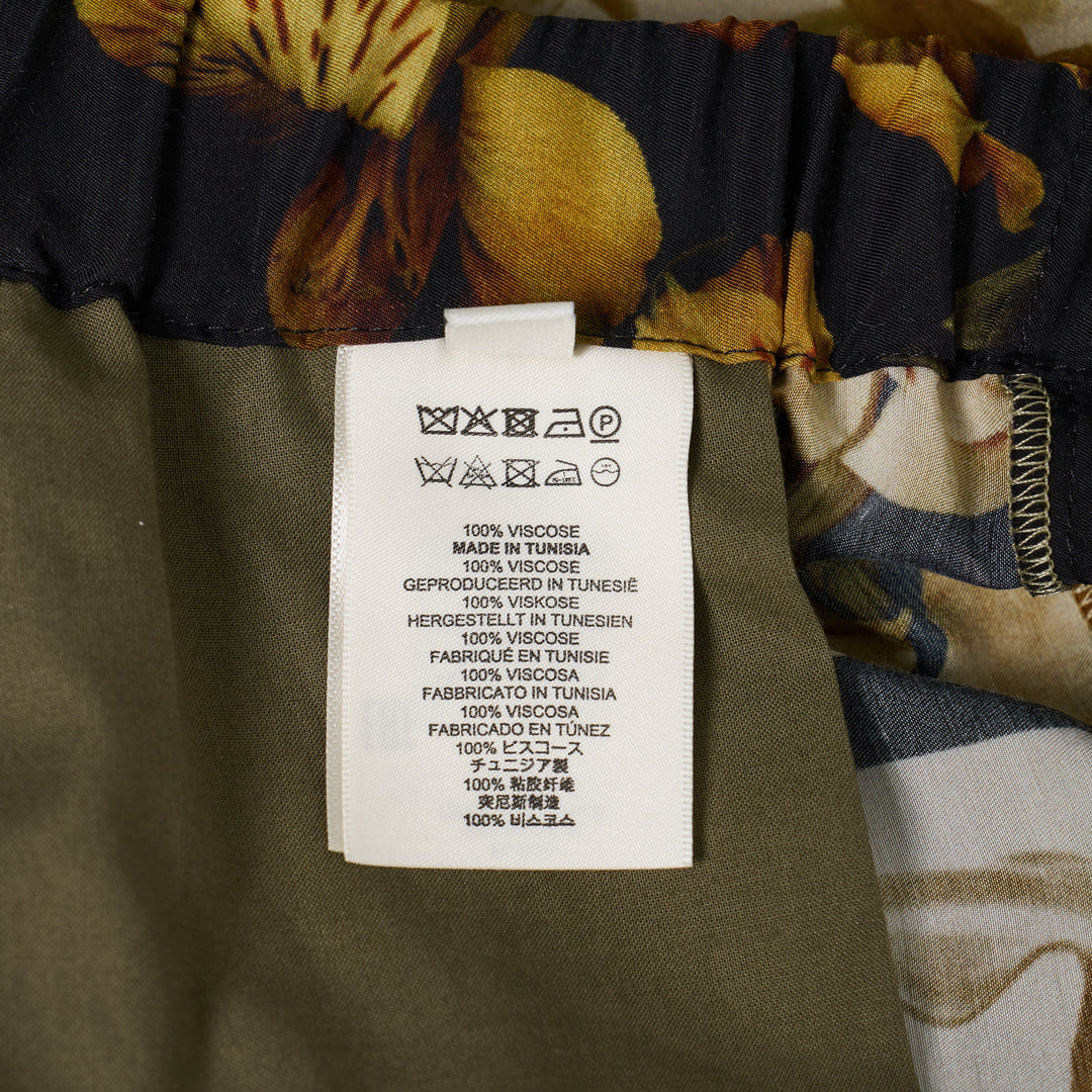 Nerine Flower Border Print Viscose Shorts - 3