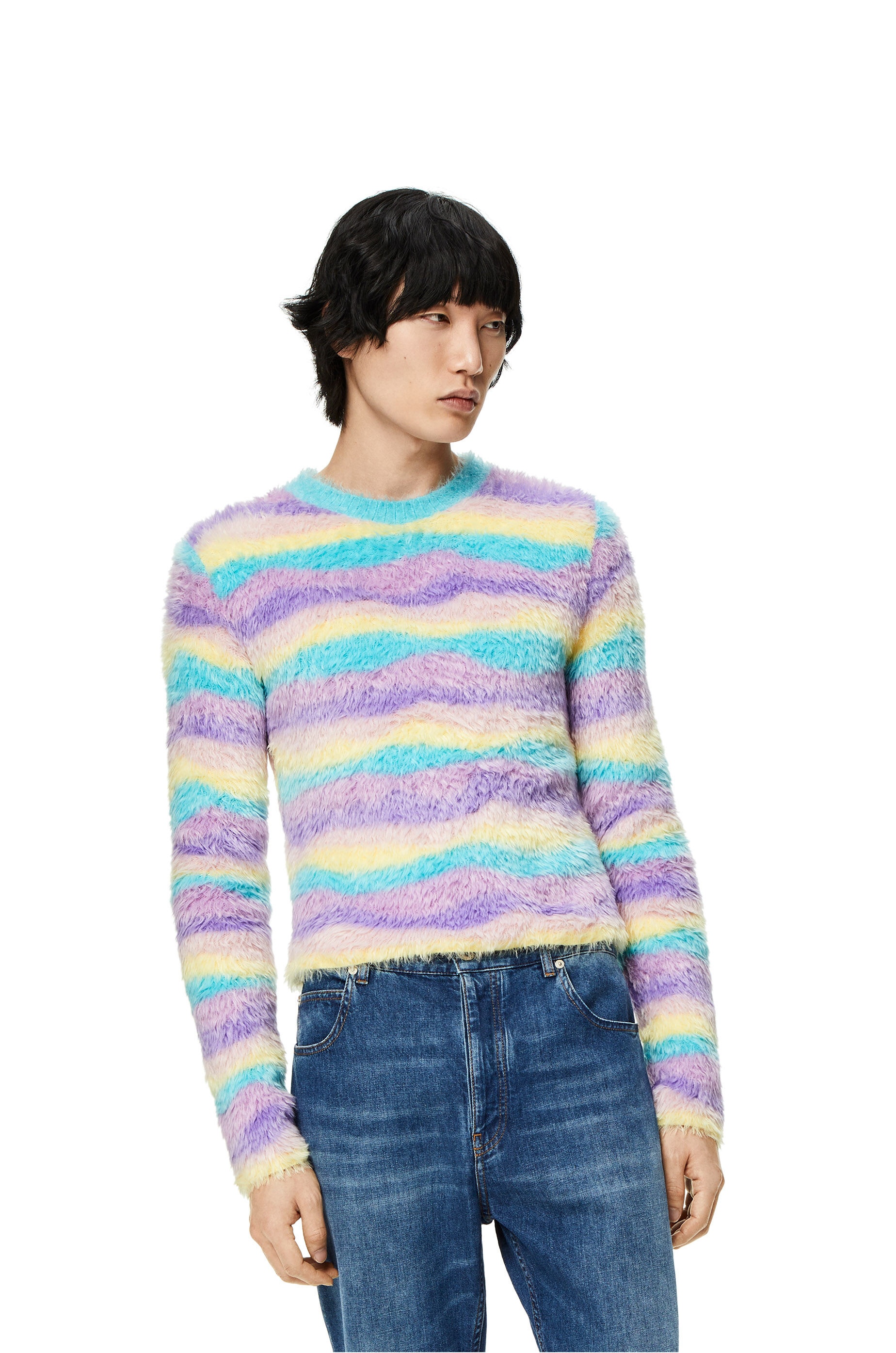 Multicolour stripe sweater - 3