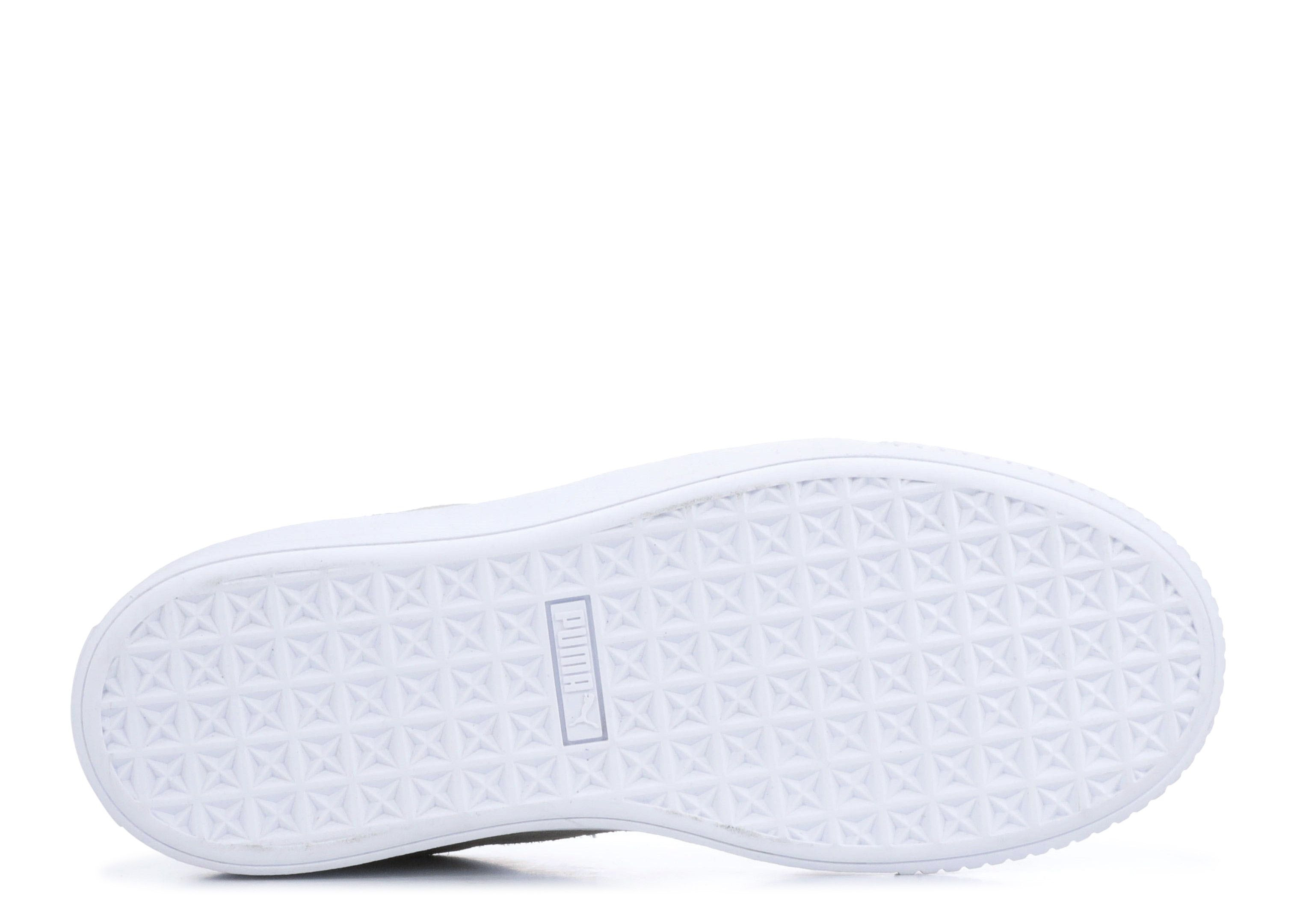 WMNS SUEDE PLATFORM 'WHITE GOLD' - 4