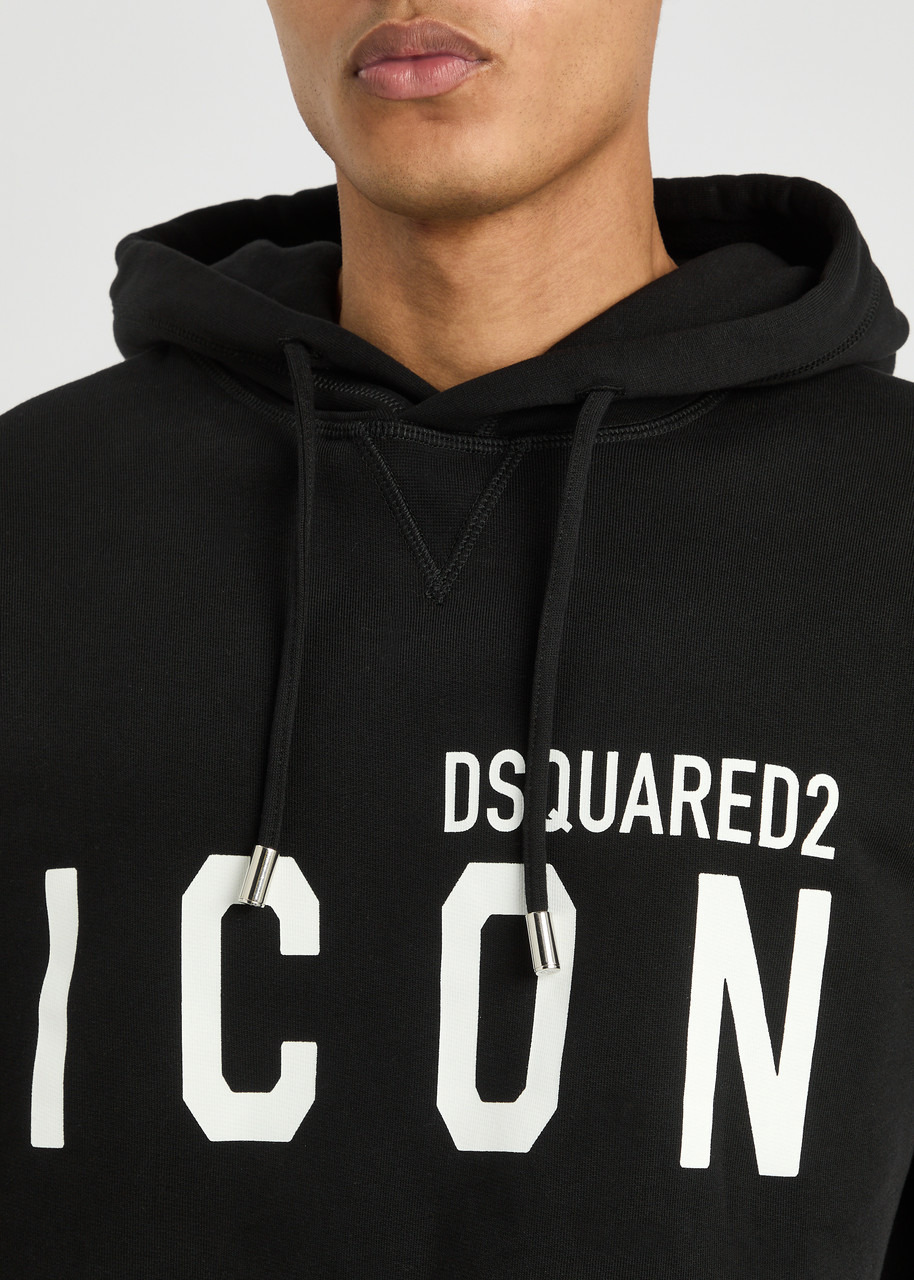 DSQUARED2 Logo-print Hooded Cotton Sweatshirt - 5
