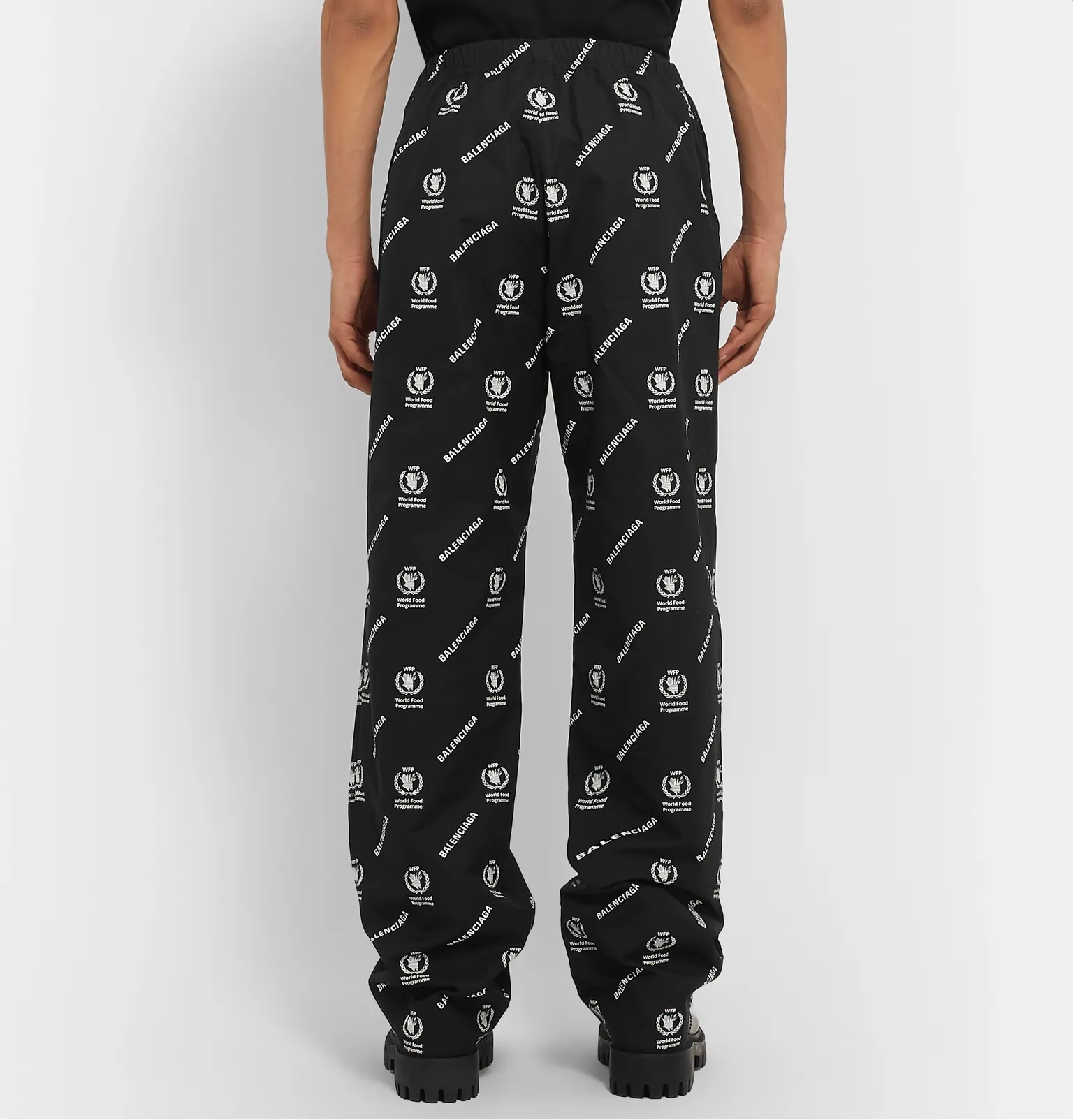 + World Food Programme Logo-Print Cotton-Poplin Trousers - 5