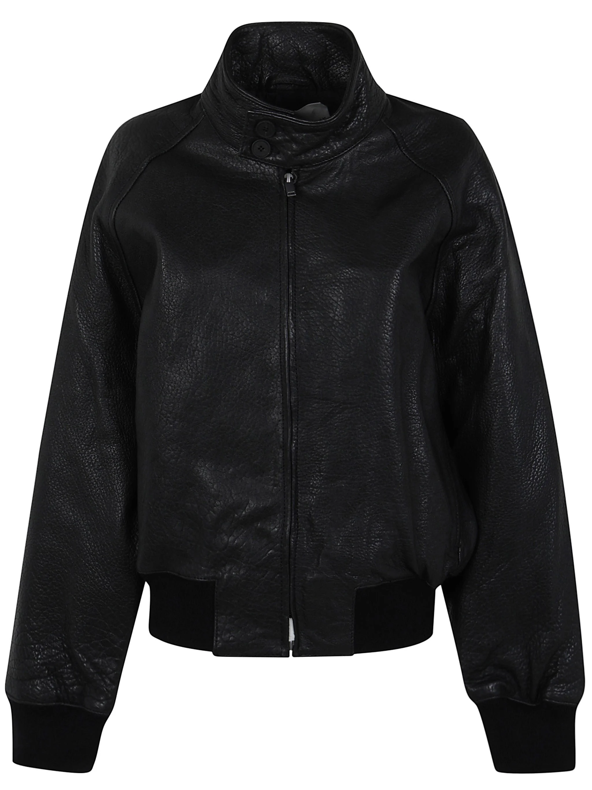 Jacket Leather "Harrington" - 1