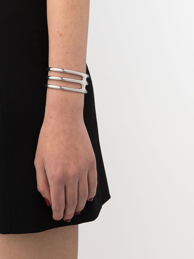 TOM WOOD Cage Double cuff bracelet outlook