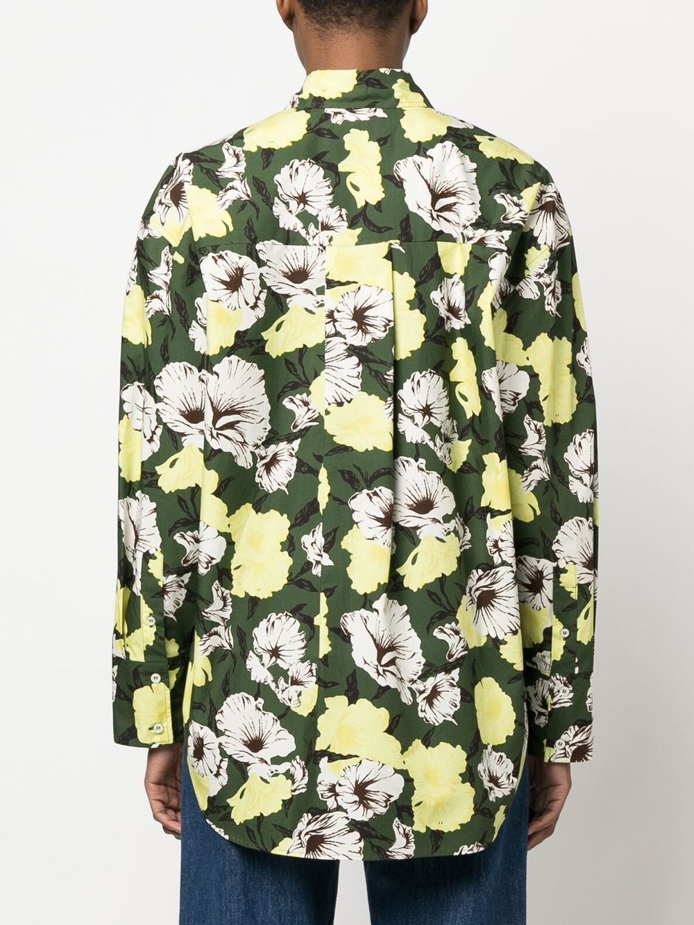 floral-print long-sleeve shirt - 4