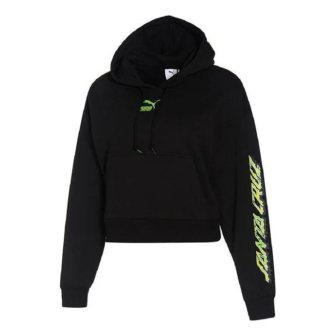 (WMNS) PUMA X SANTA CRUZ W CROPPED Hoodie 532247-01 - 1