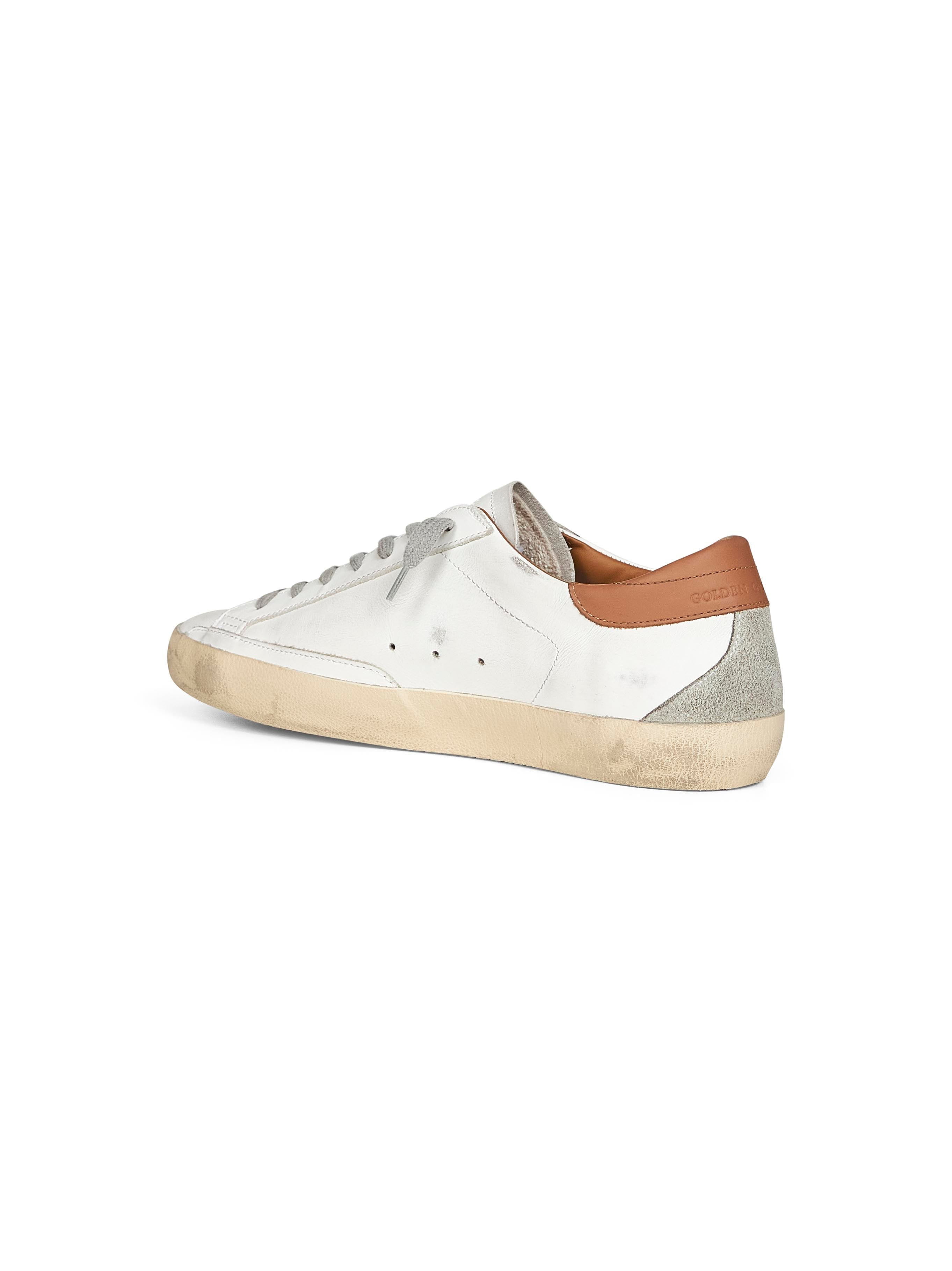 Golden Goose Men White Super-Star Sneakers - 3
