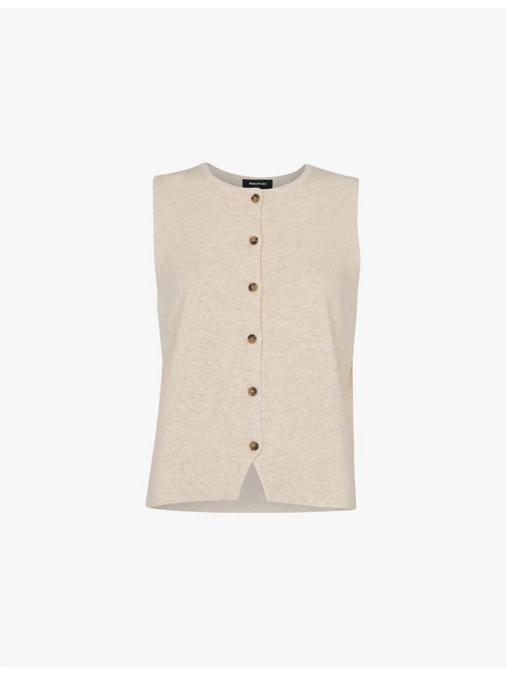 Lucy Sleeveless Cotton-Blend Top - 1