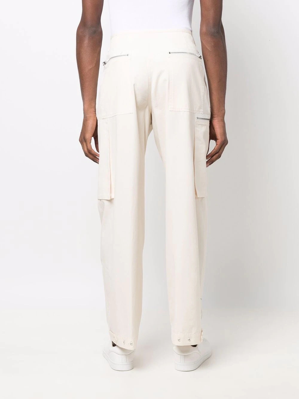 zip-embellished trousers - 4