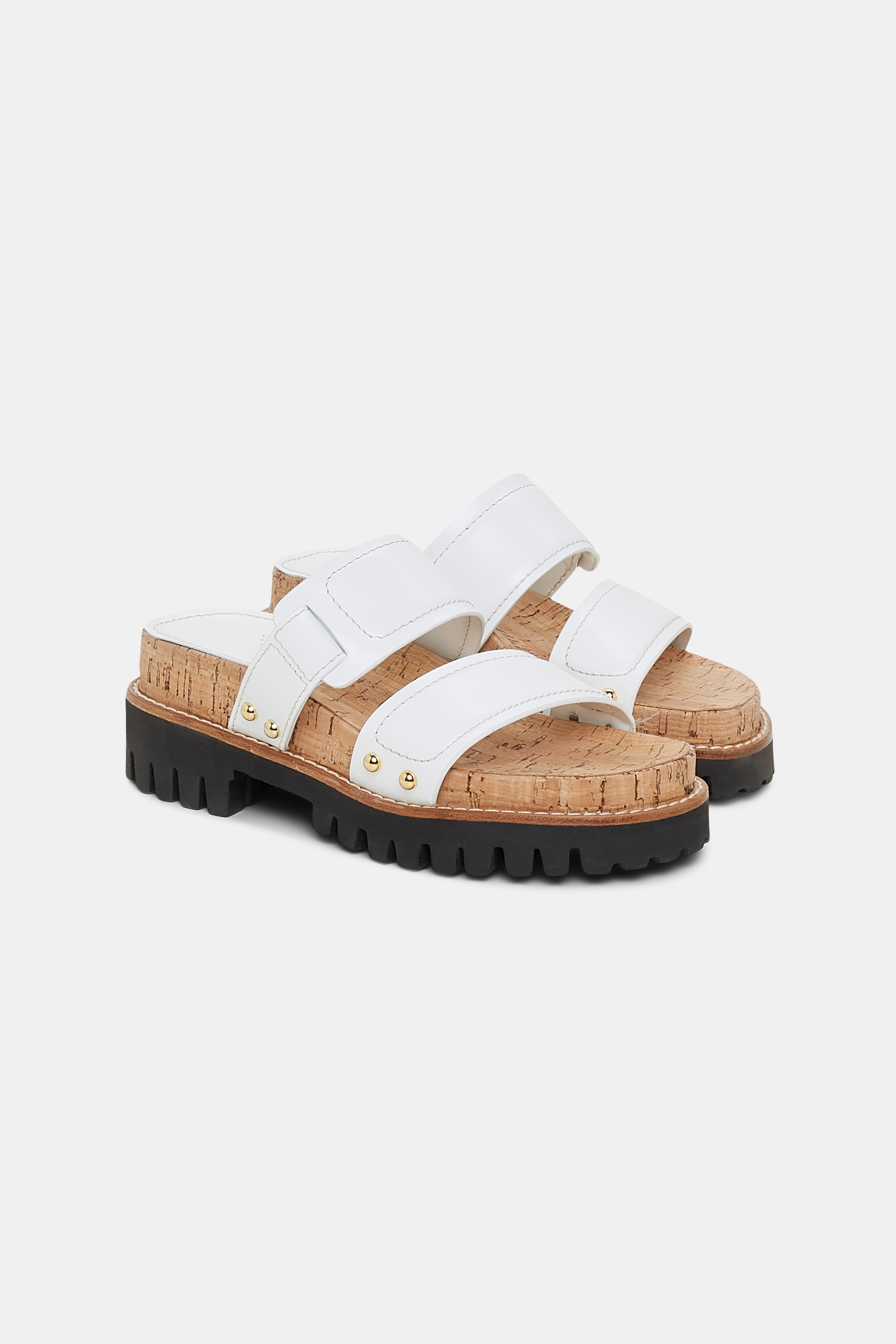 CORK CONTRAST sporty sandal - 4