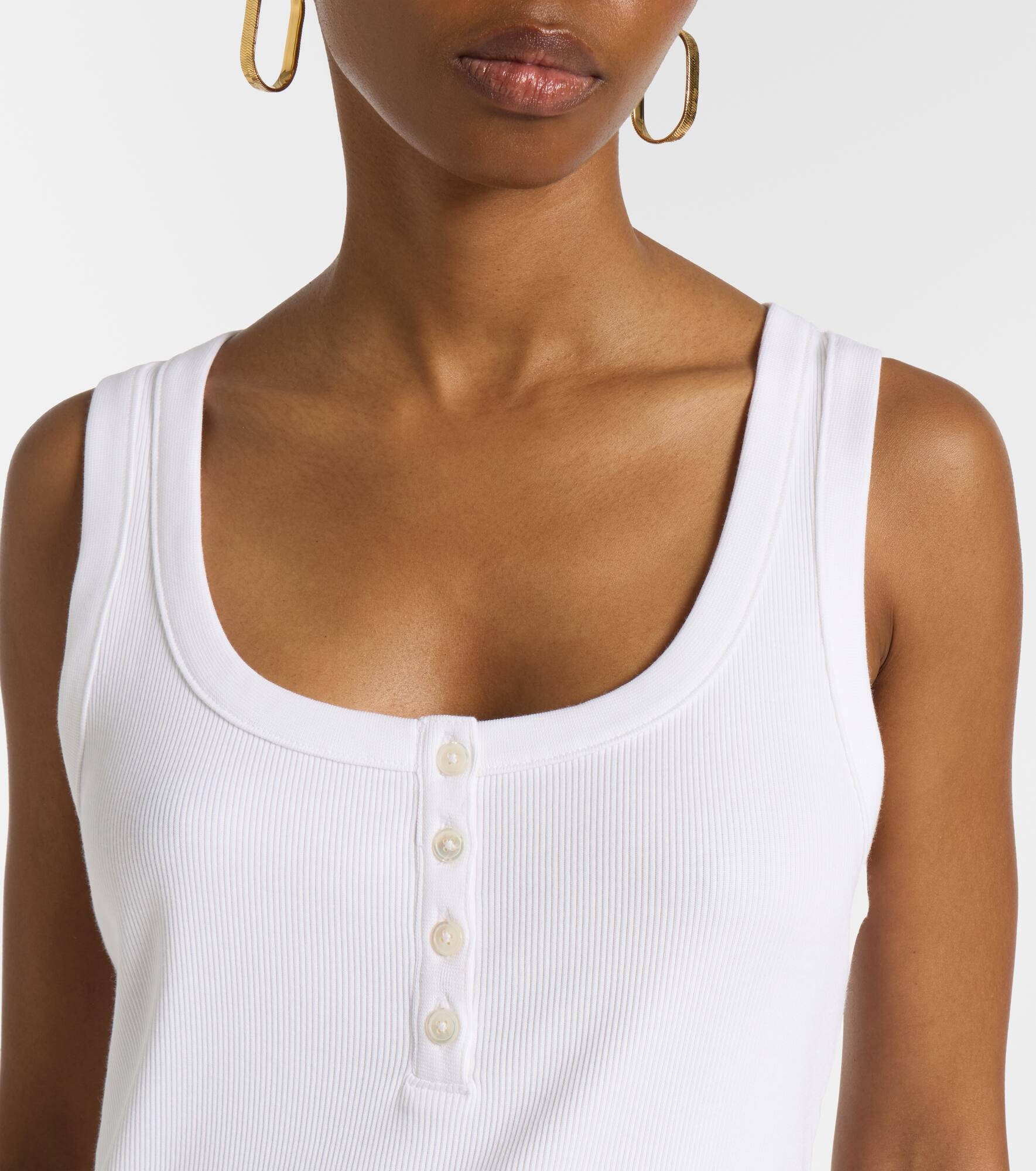 Abbott cotton-blend tank top - 4