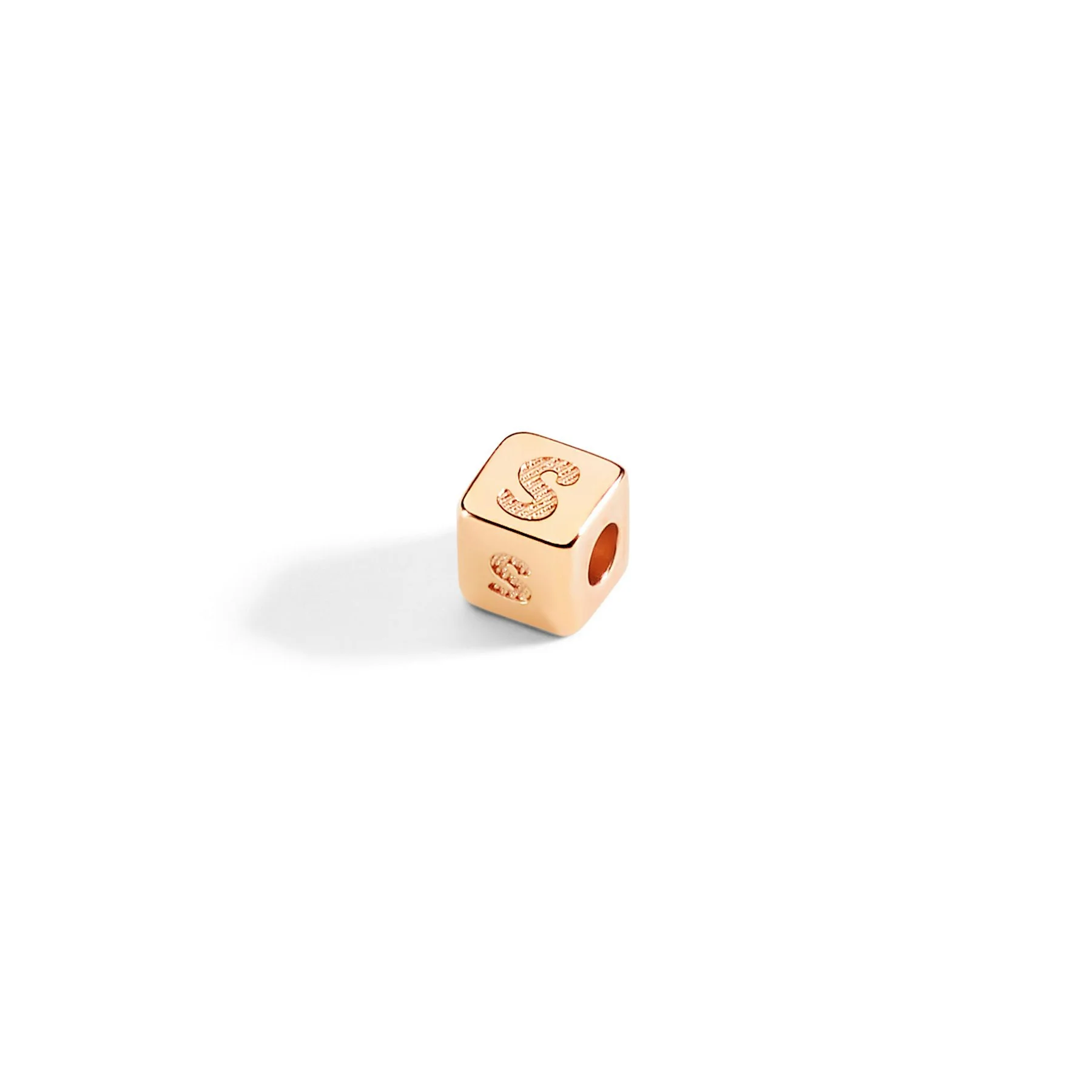 GOLD PLATED SILVER CUBE COMPONENT - 1