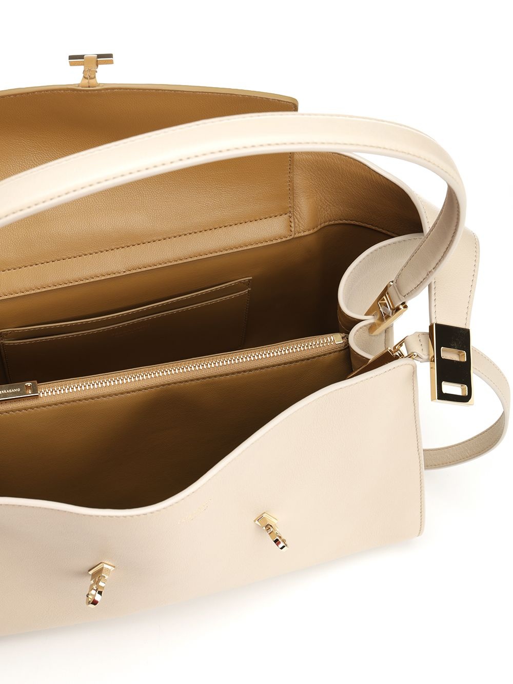 Hug Small Shoulder Bag Shoulder Bags Beige - 4