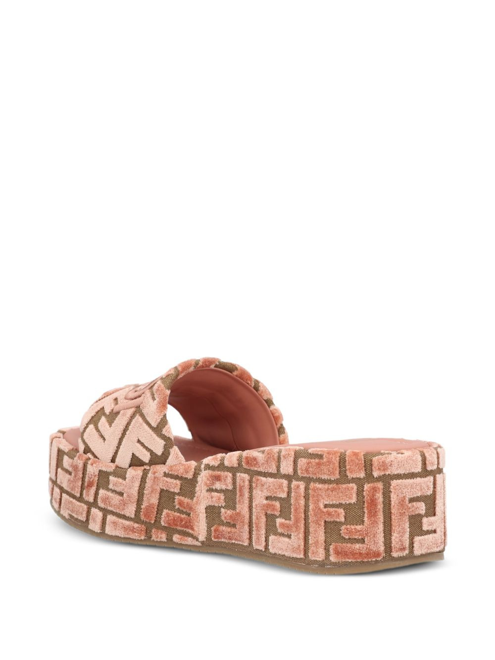 60mm Sunshine FF-jacquard platform sandals - 4