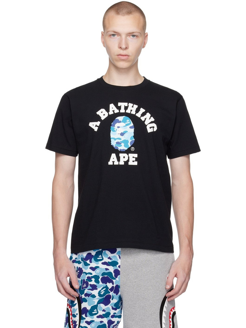 Black ABC Camo College T-Shirt - 1